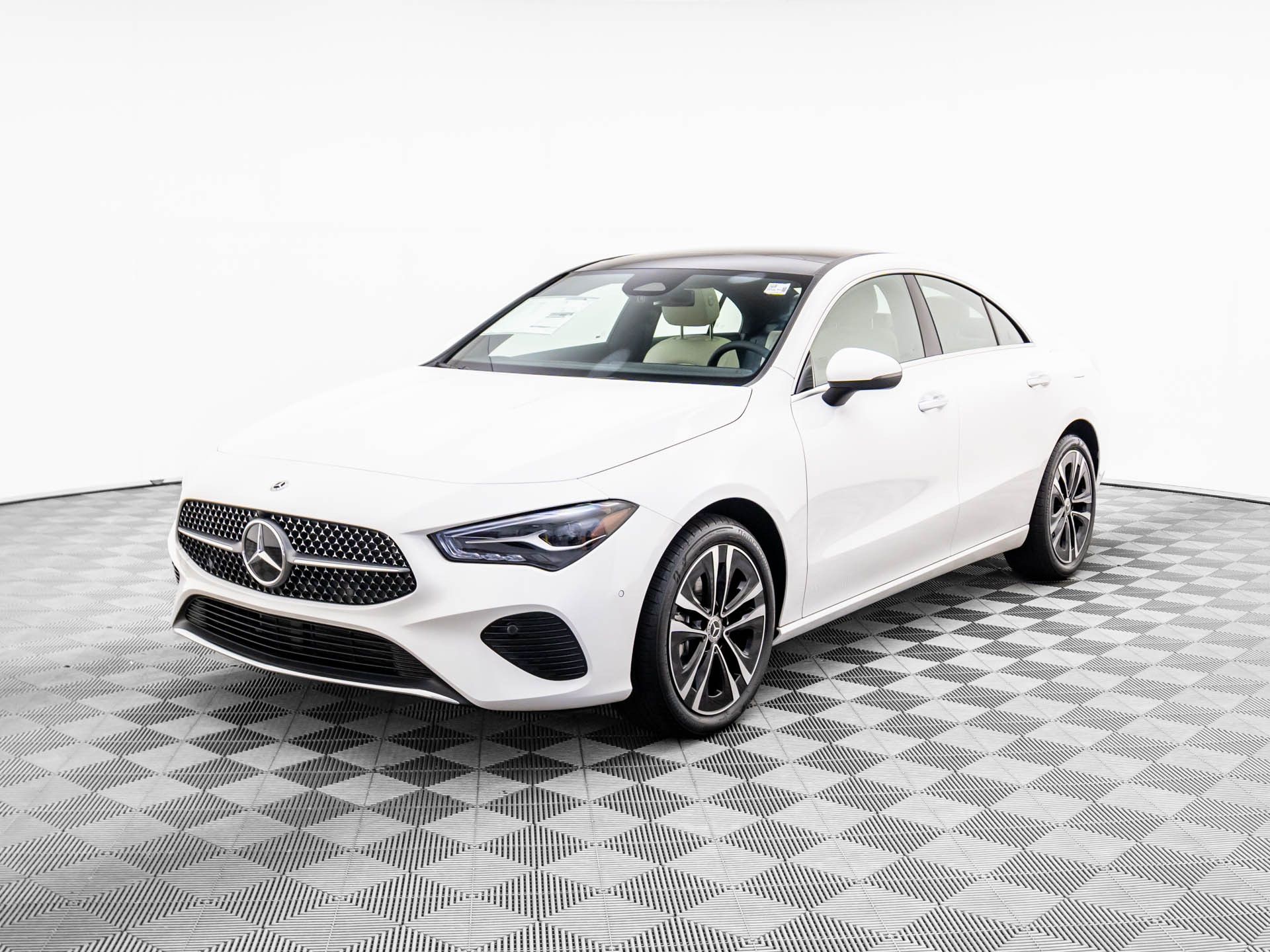 Polar White 2026 Mercedes-Benz CLA Coupe All-Wheel Drive 8-Speed Dual Clutch