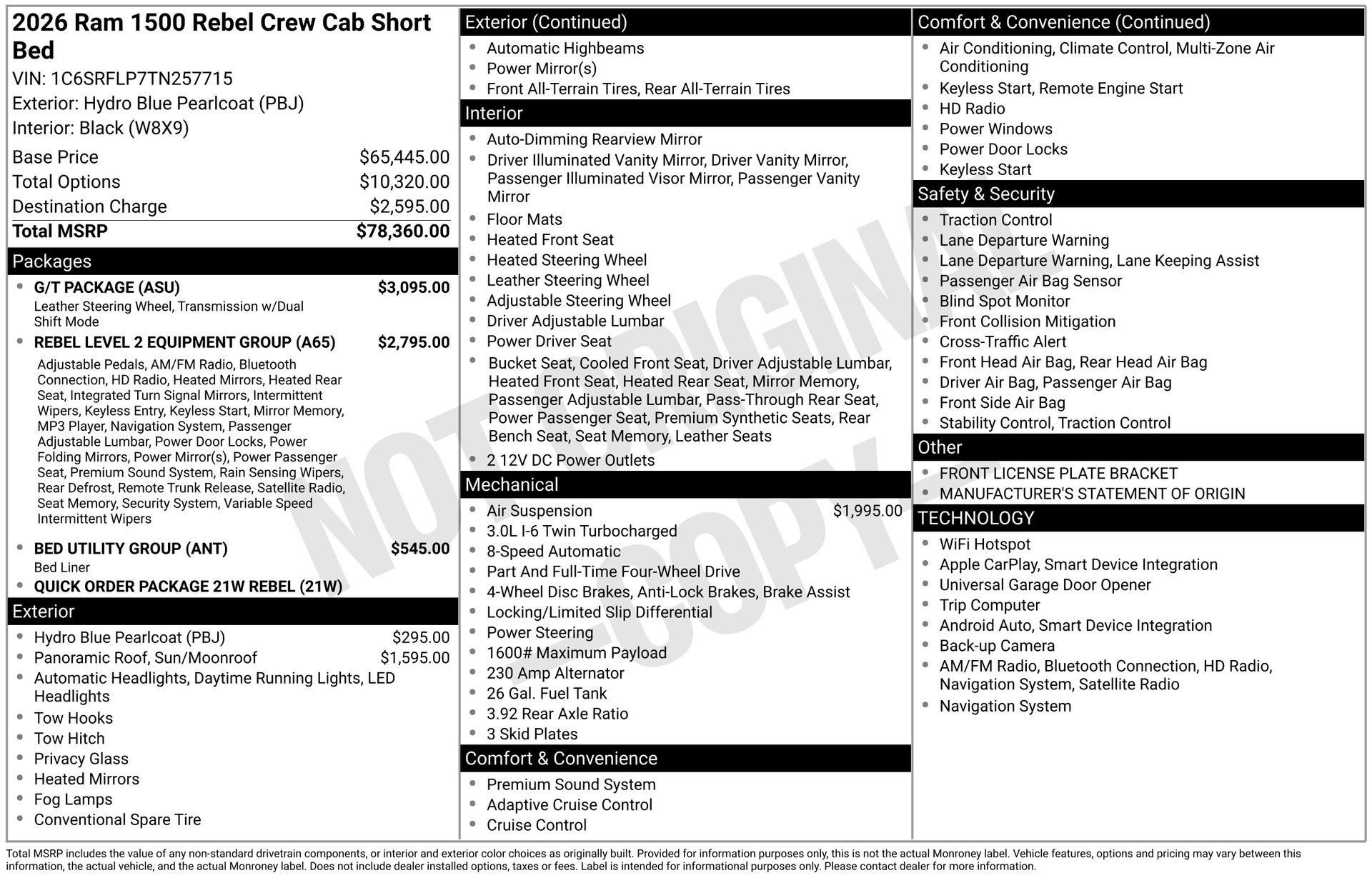 2026 RAM 1500 - Image 3