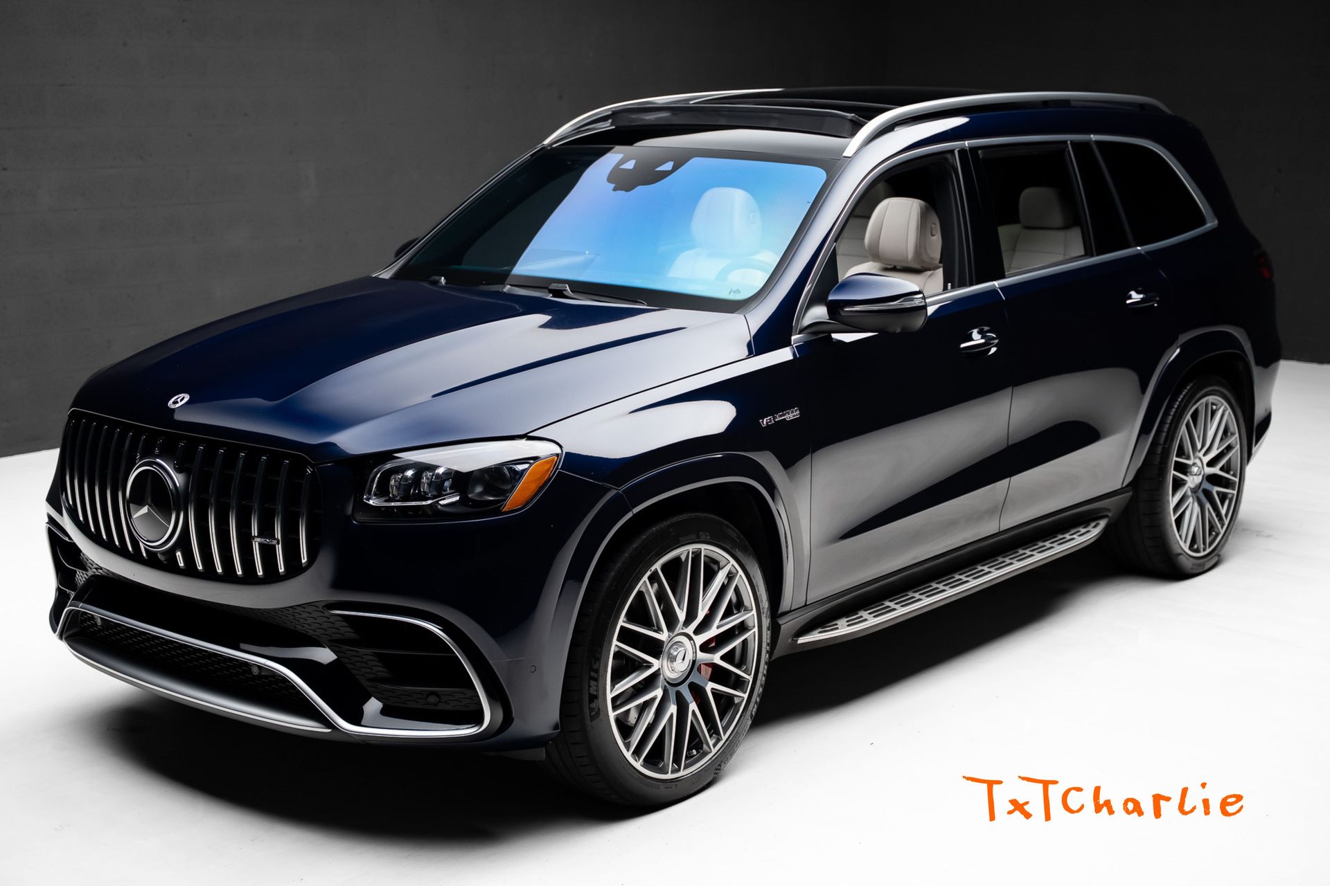 Lunar Blue Metallic 2021 Mercedes-Benz GLS AMG GLS 63 4MATIC AWD SUV / Crossover All-Wheel Drive 9-Speed Automatic