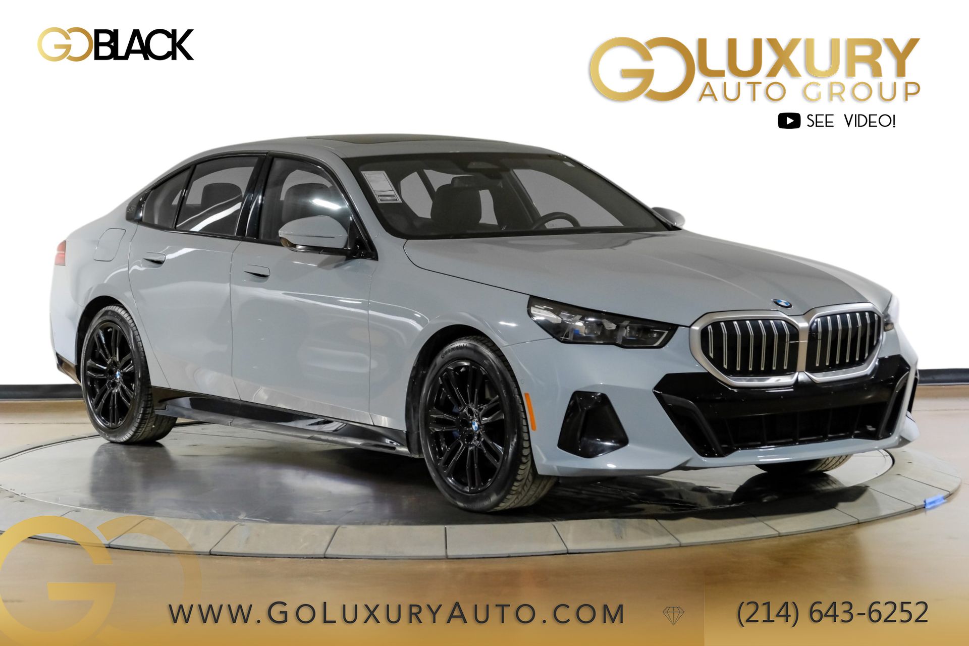 Gray Metallic 2026 BMW 5 Series 530i xDrive Sedan All-Wheel Drive 8-Speed Automatic