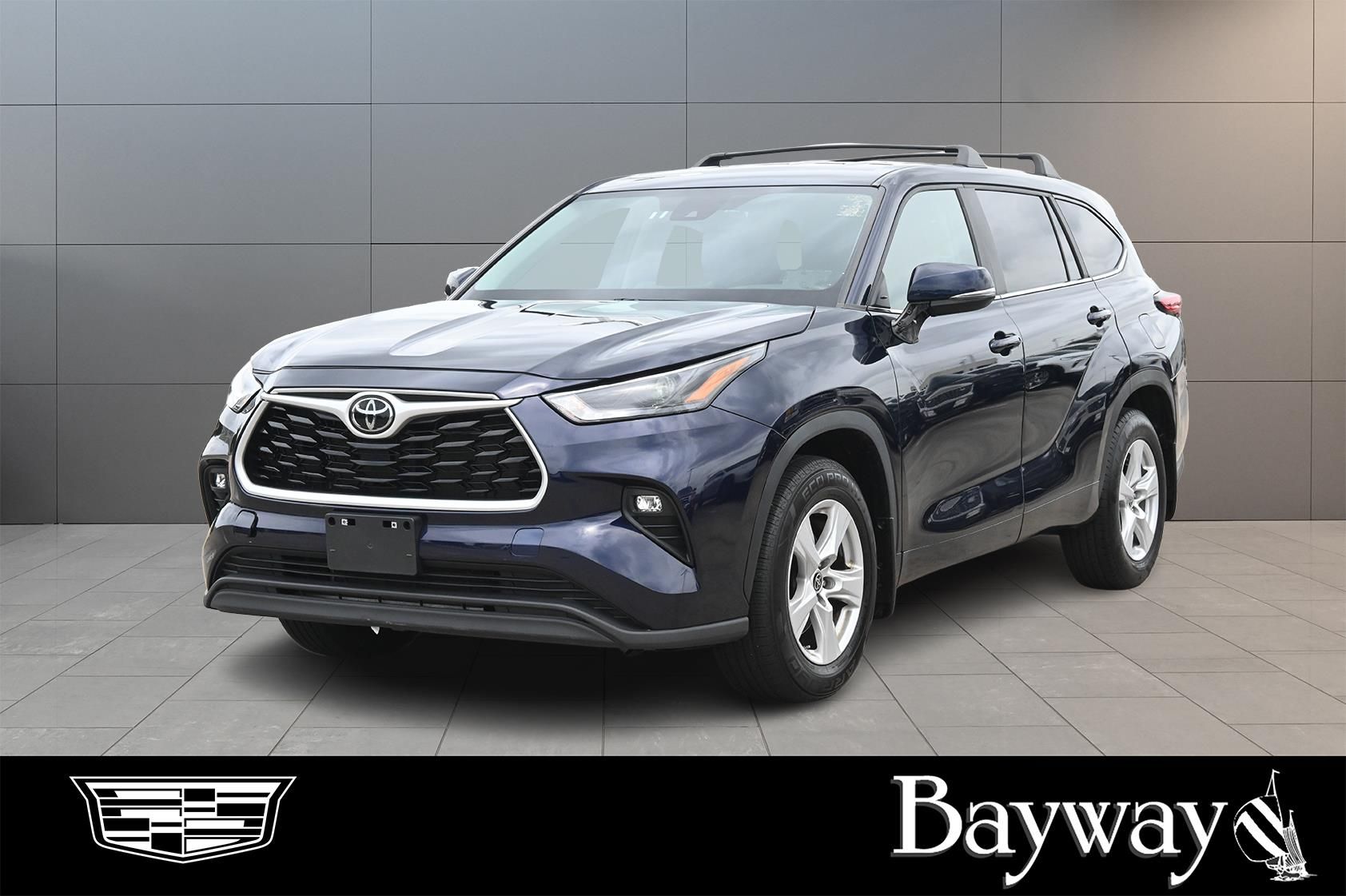 2023 Toyota Highlander LE Blue at Joe Myers Mazda Kia