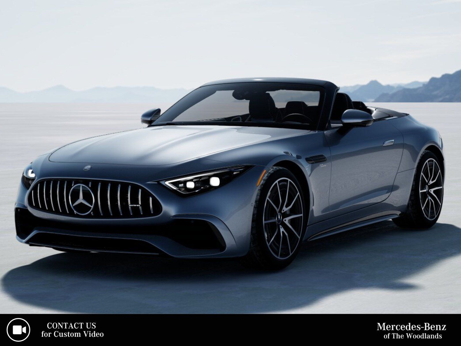 Cirrus Silver Metallic 2026 Mercedes-Benz SL-Class Convertible Rear-Wheel Drive 9-Speed Automatic