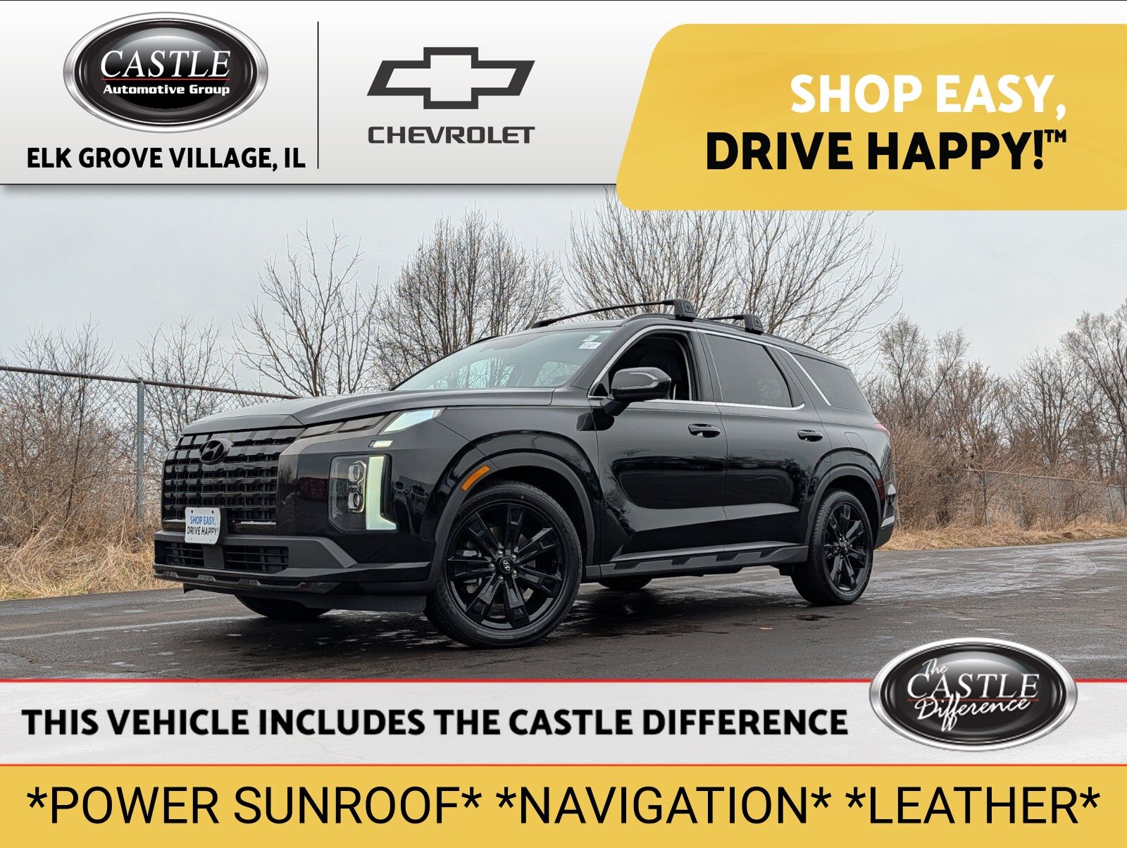Abyss Black Pearl 2023 Hyundai Palisade SUV / Crossover All-Wheel Drive 8-Speed Automatic