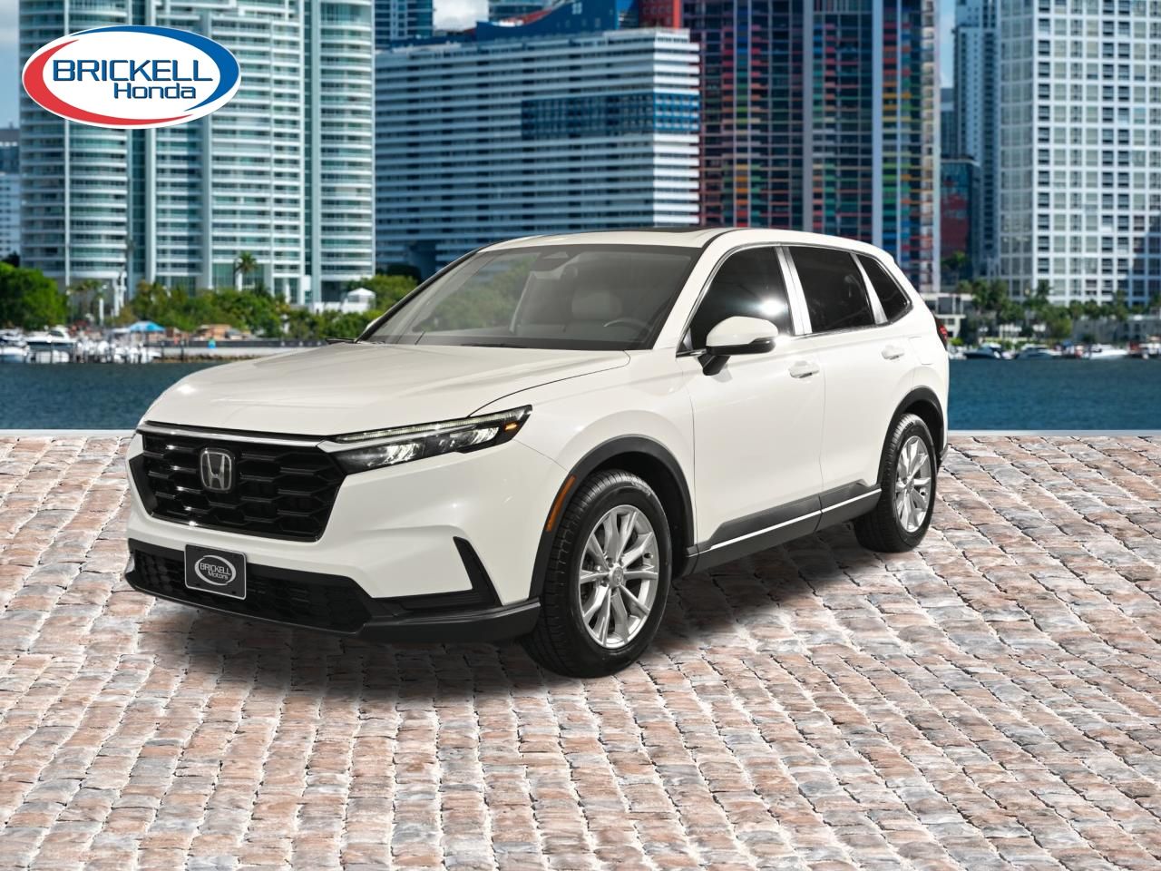 Platinum White Pearl 2024 Honda CR-V SUV / Crossover Front-Wheel Drive Continuously Variable Transmission