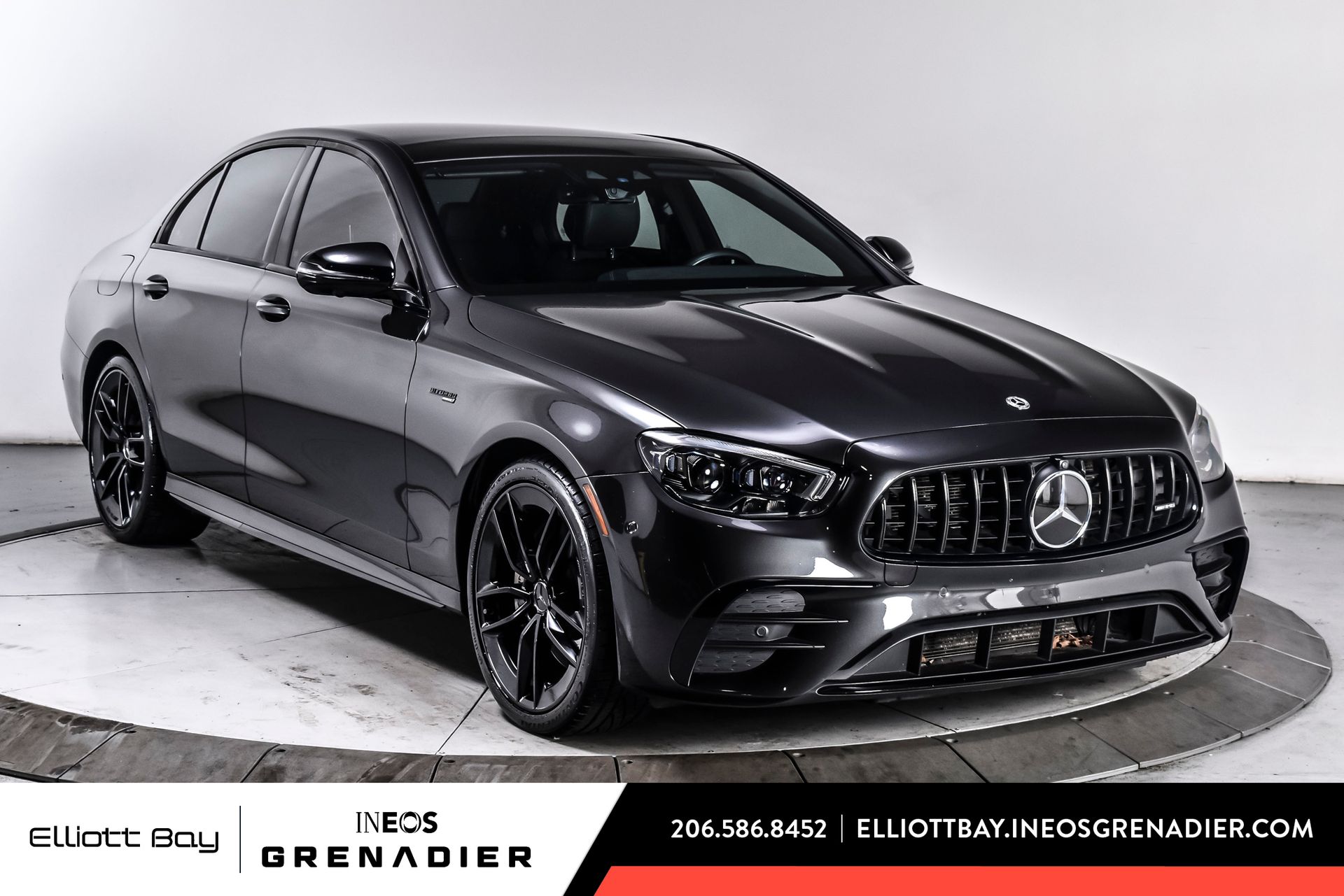 Graphite Gray Metallic 2021 Mercedes-Benz E-Class AMG 53 E Sedan 4MATIC Sedan All-Wheel Drive 9-Speed Automatic