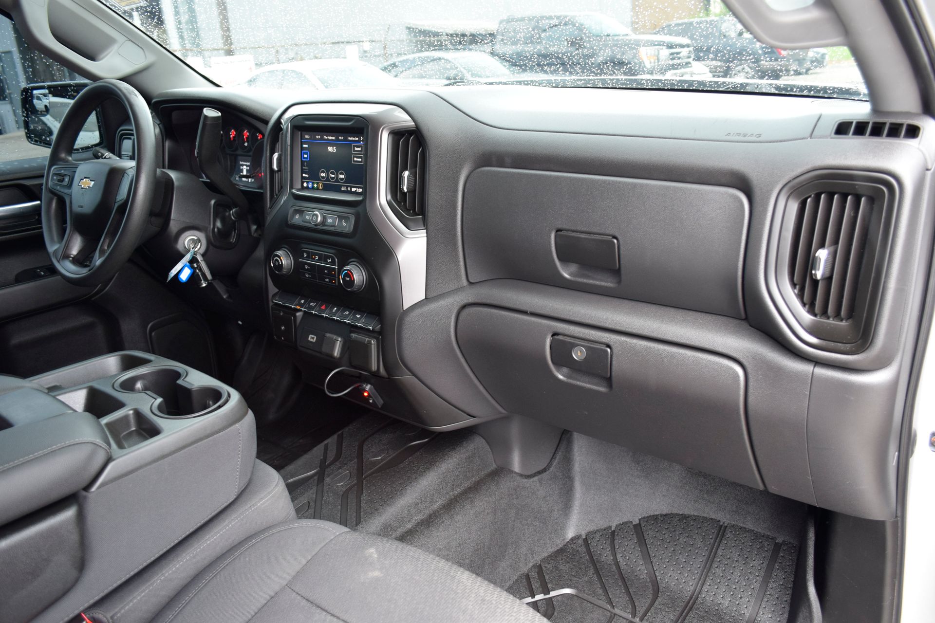 2020 Chevrolet Silverado 1500 Custom Silver at Bayway Cadillac of The Woodlands