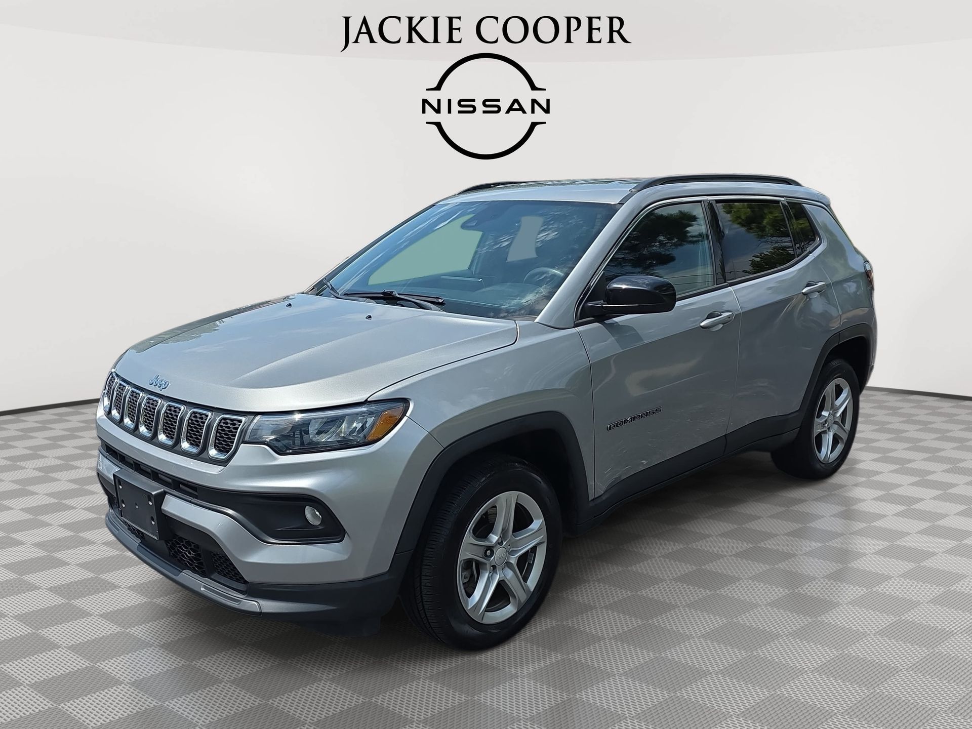 Silver 2024 Jeep Compass SUV / Crossover Four-Wheel Drive 8-Speed Automatic