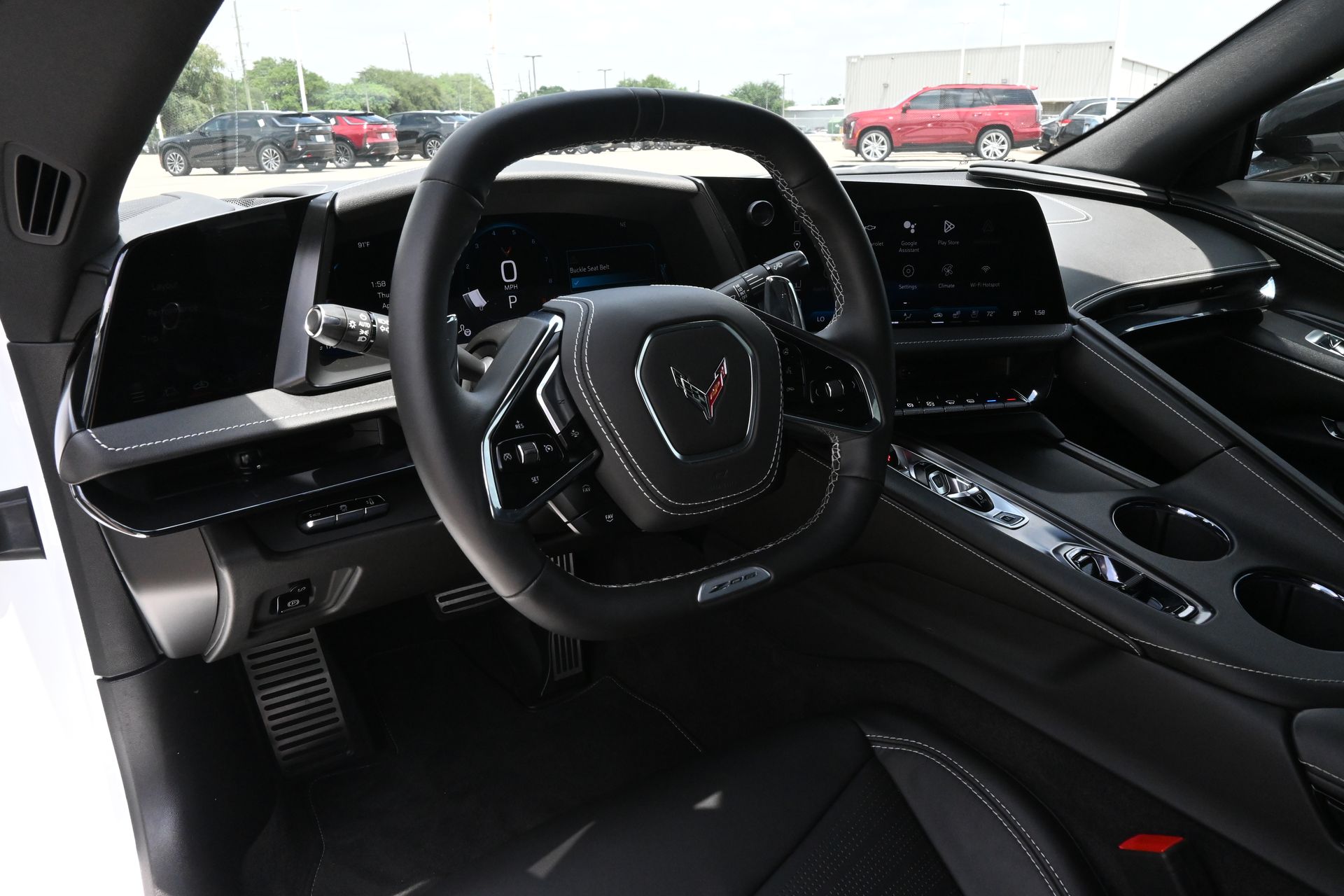 2026 Chevrolet Corvette Z06 White at Classic Elite Chevrolet Sugar Land