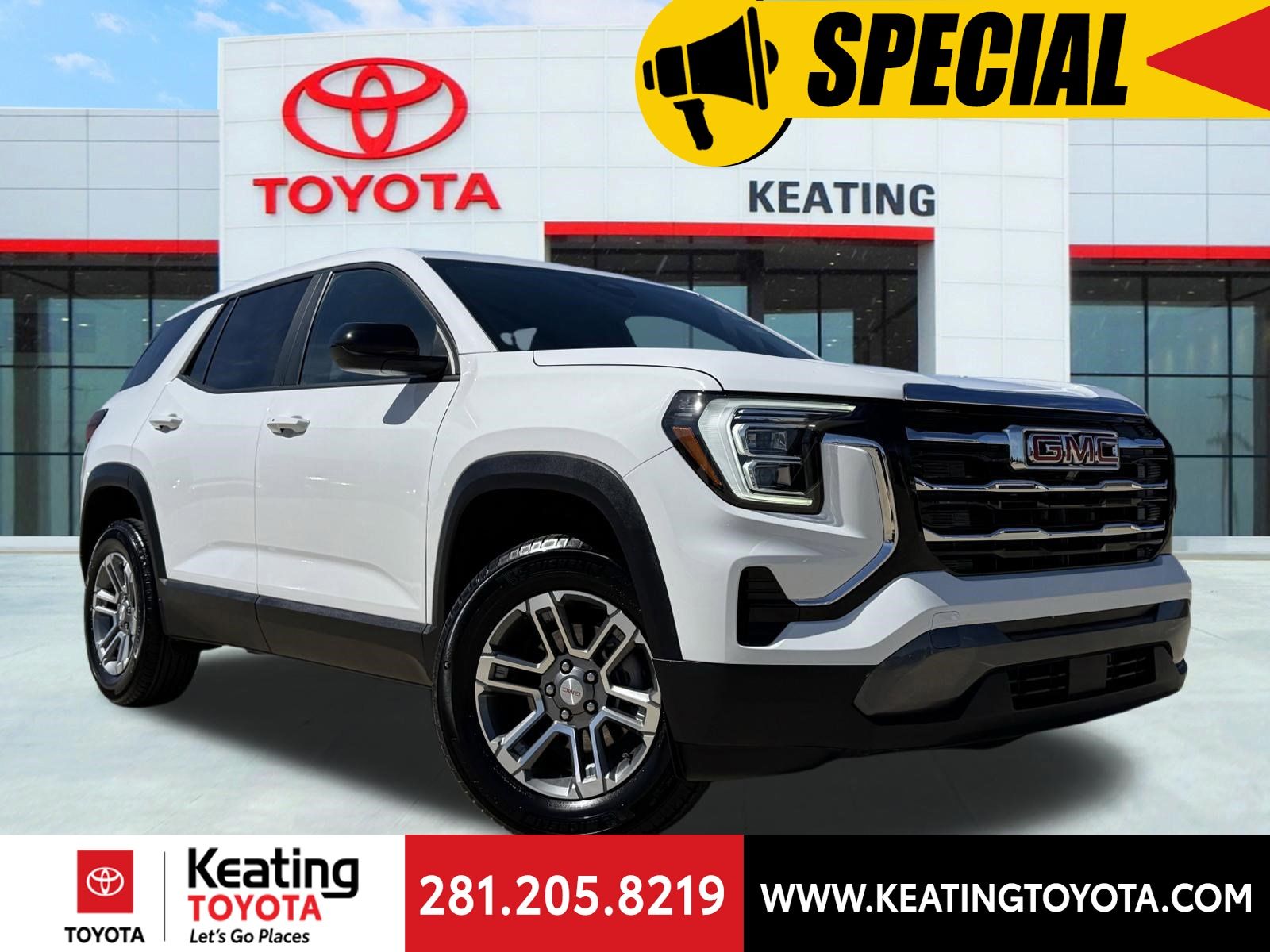 Summit White 2025 GMC Terrain Elevation FWD SUV / Crossover Front-Wheel Drive Continuously Variable Transmission