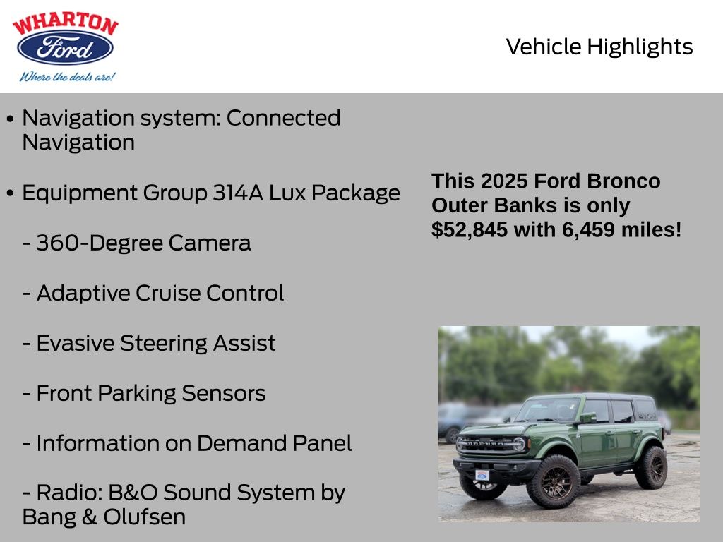 2025 Ford Bronco Outer Banks - 5