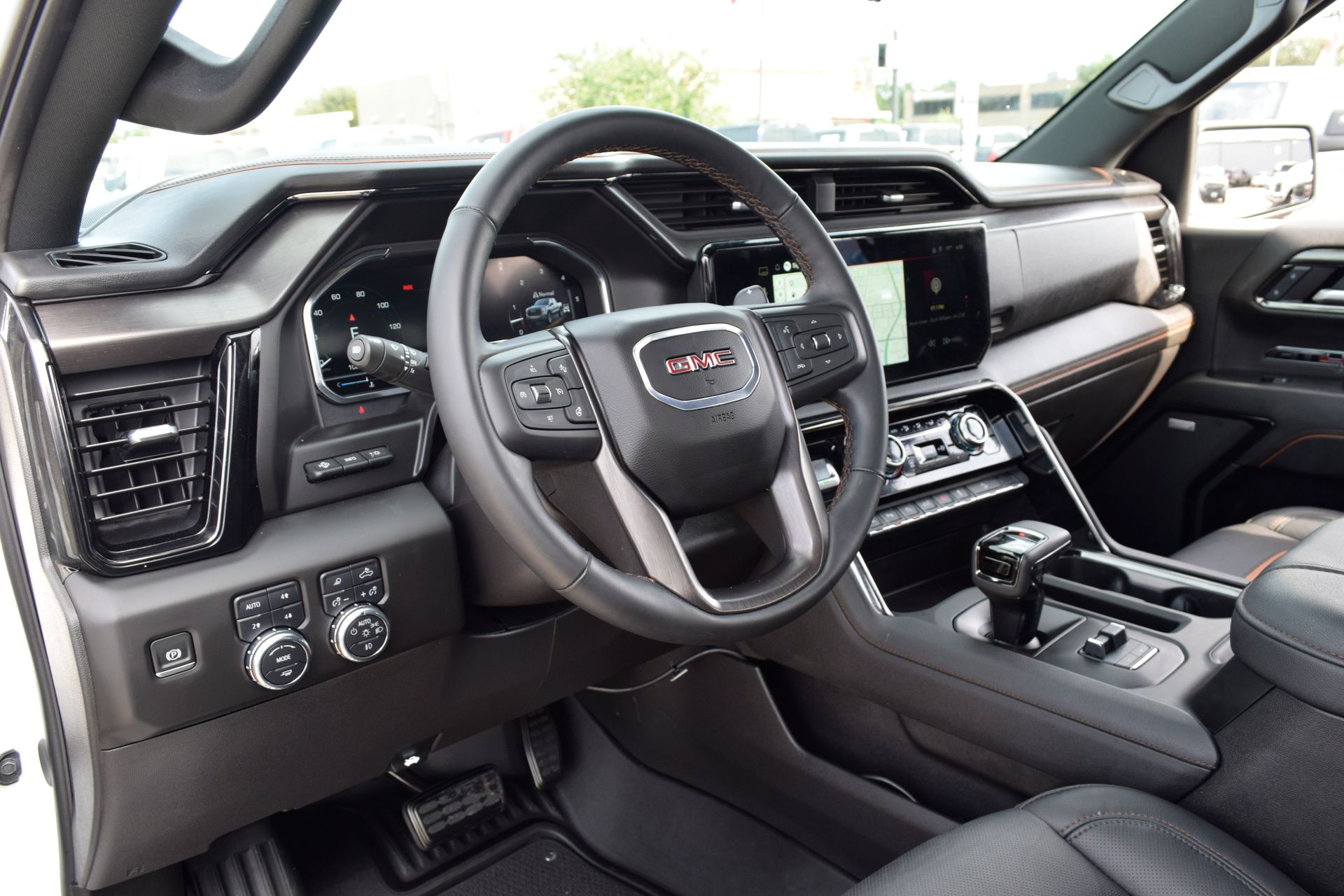 2025 GMC Sierra 1500 AT4 White at Bayway Cadillac of The Woodlands