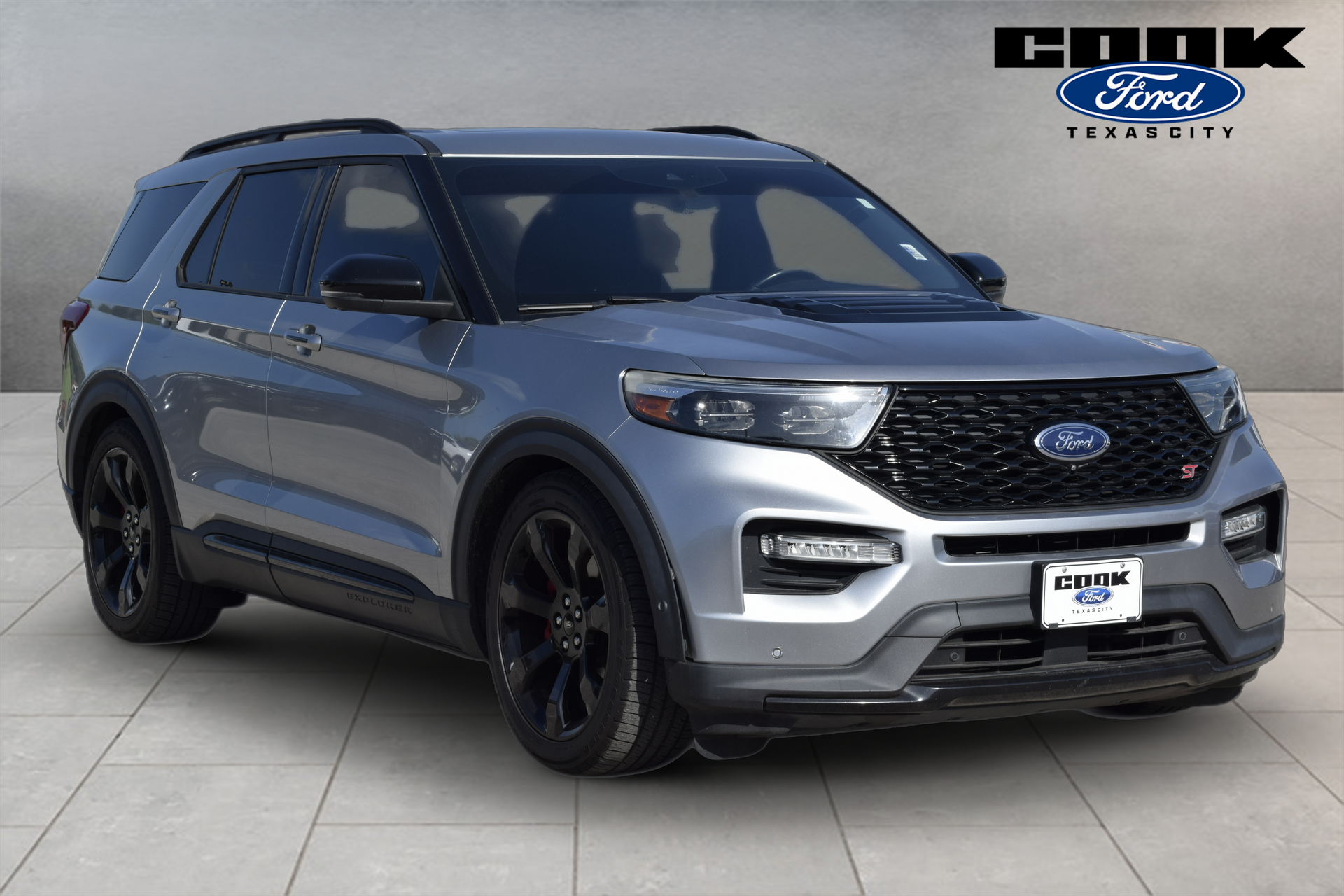 2021 Ford Explorer ST Silver at Wharton Ford
