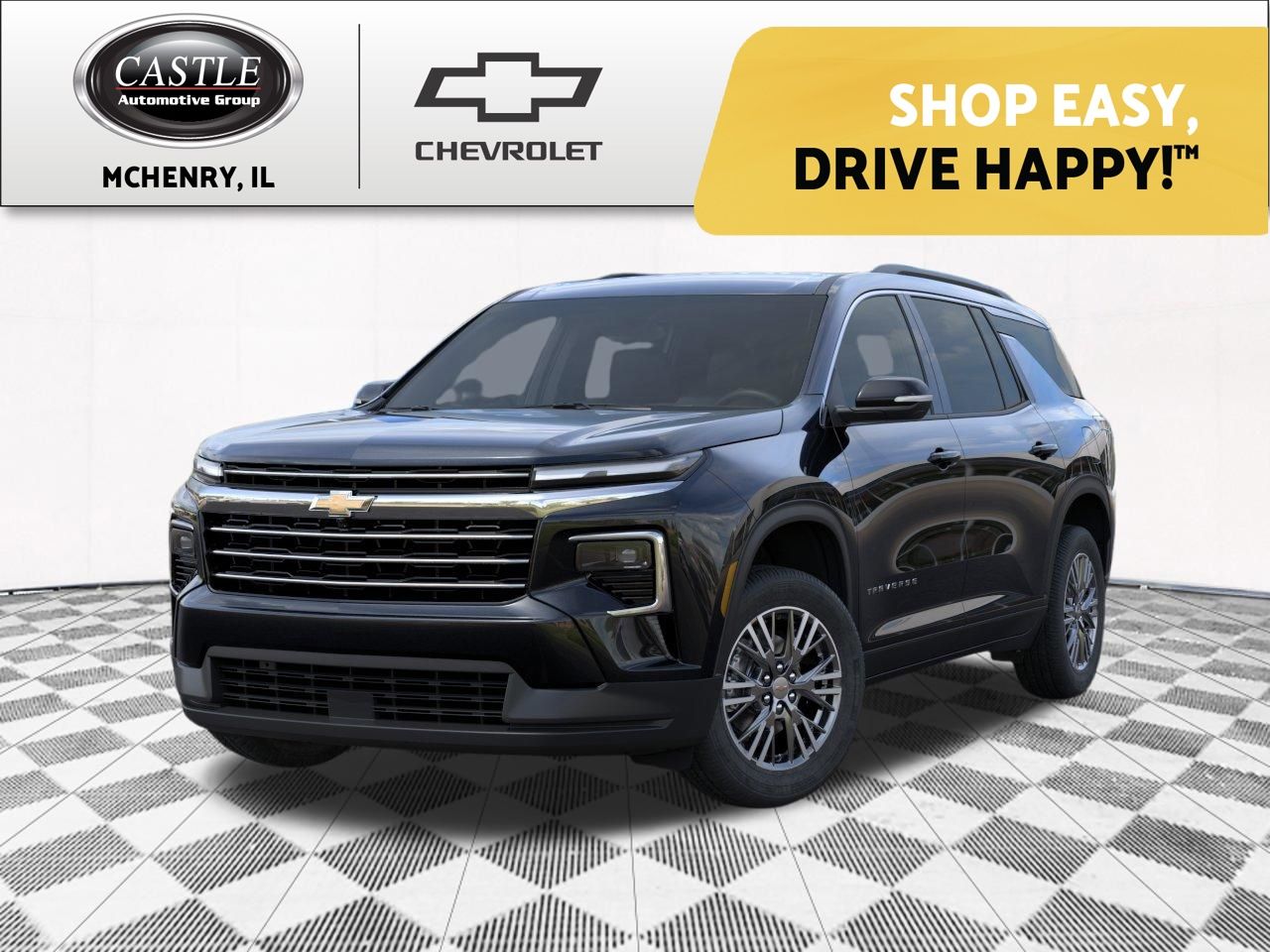 Mosaic Black Metallic 2026 Chevrolet Traverse SUV / Crossover Four-Wheel Drive 8-Speed Automatic