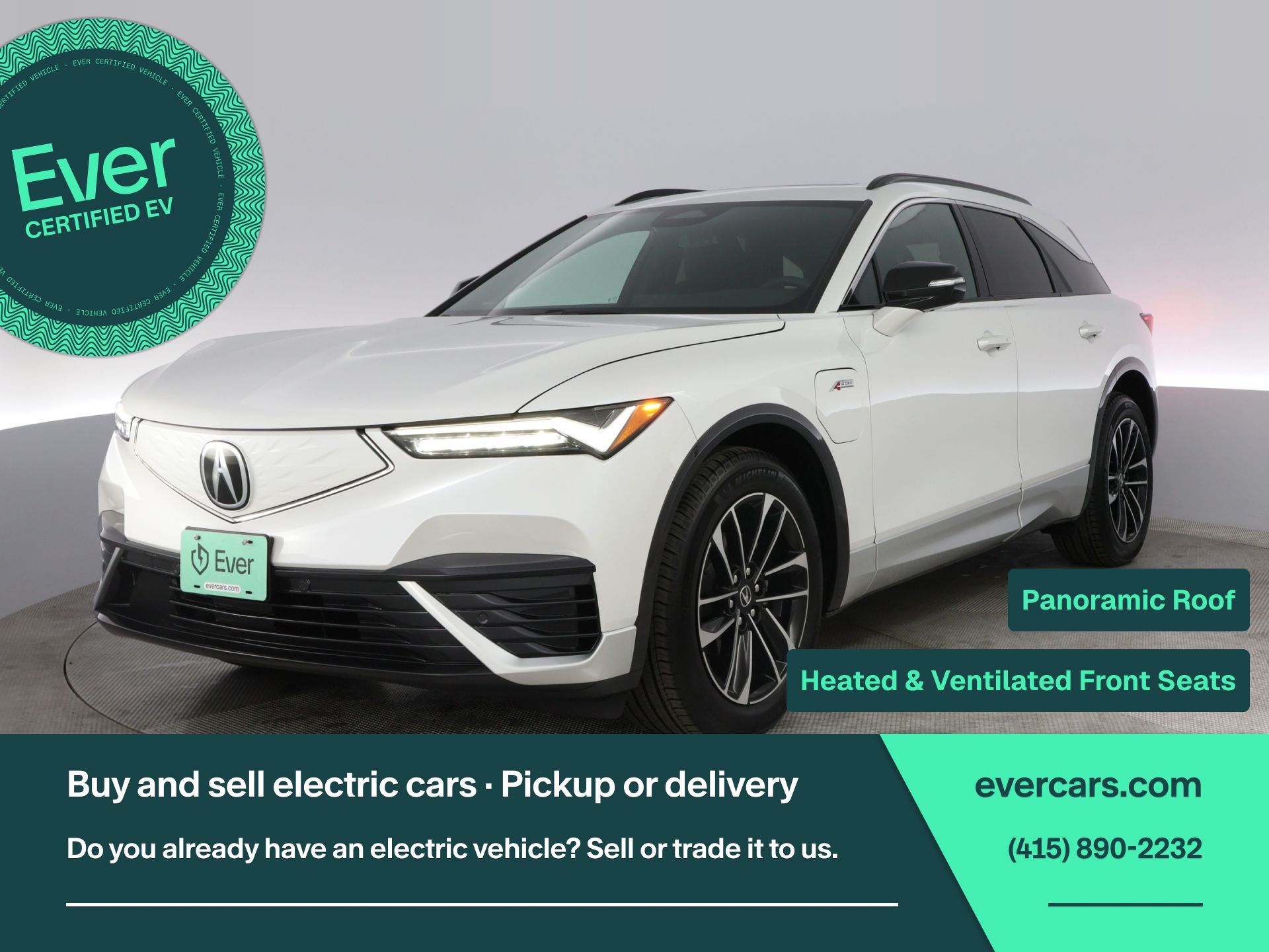 White 2024 Acura ZDX A-Spec AWD SUV / Crossover All-Wheel Drive Automatic