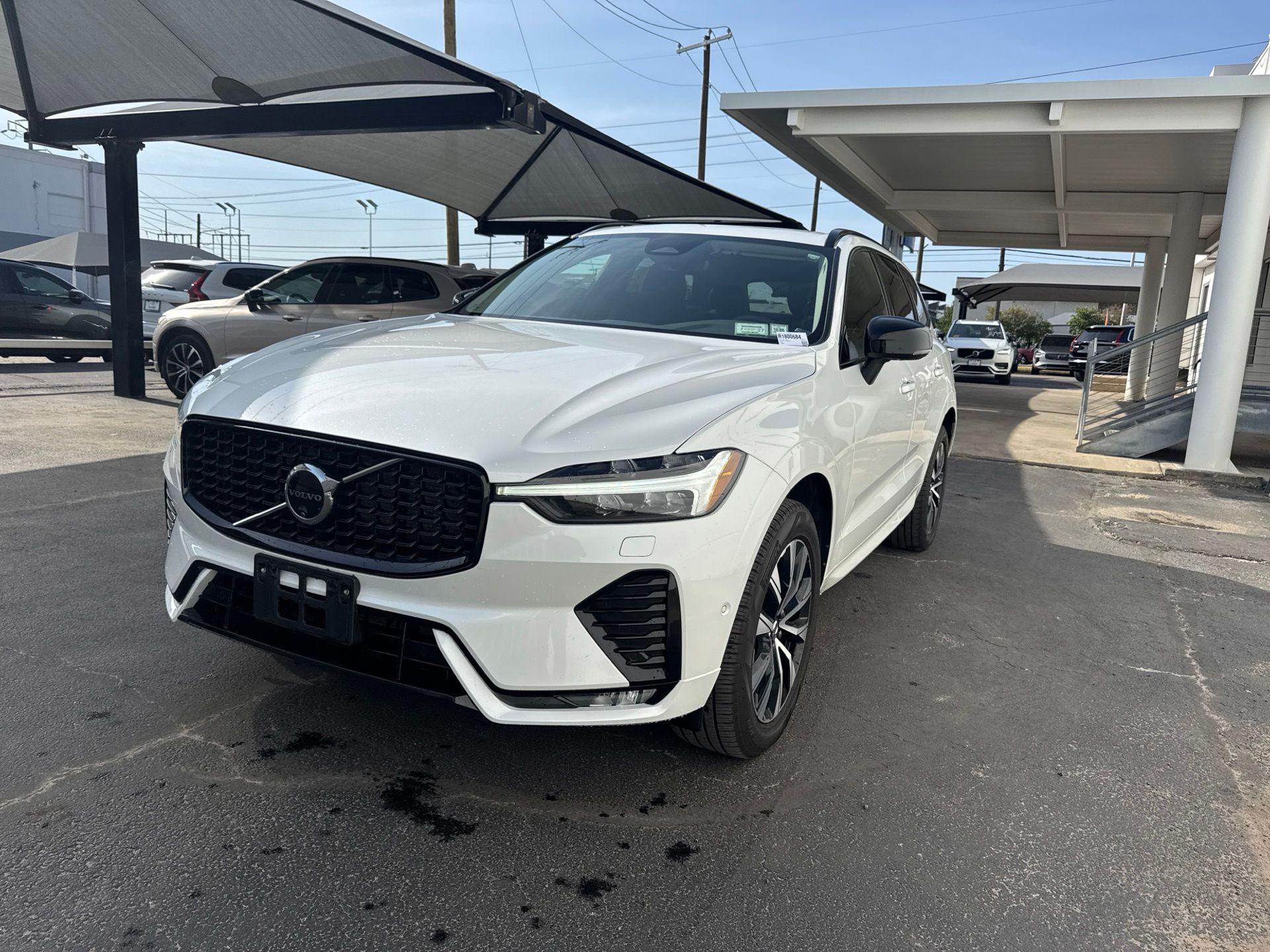 Crystal White 2024 Volvo XC60 SUV / Crossover All-Wheel Drive Automatic