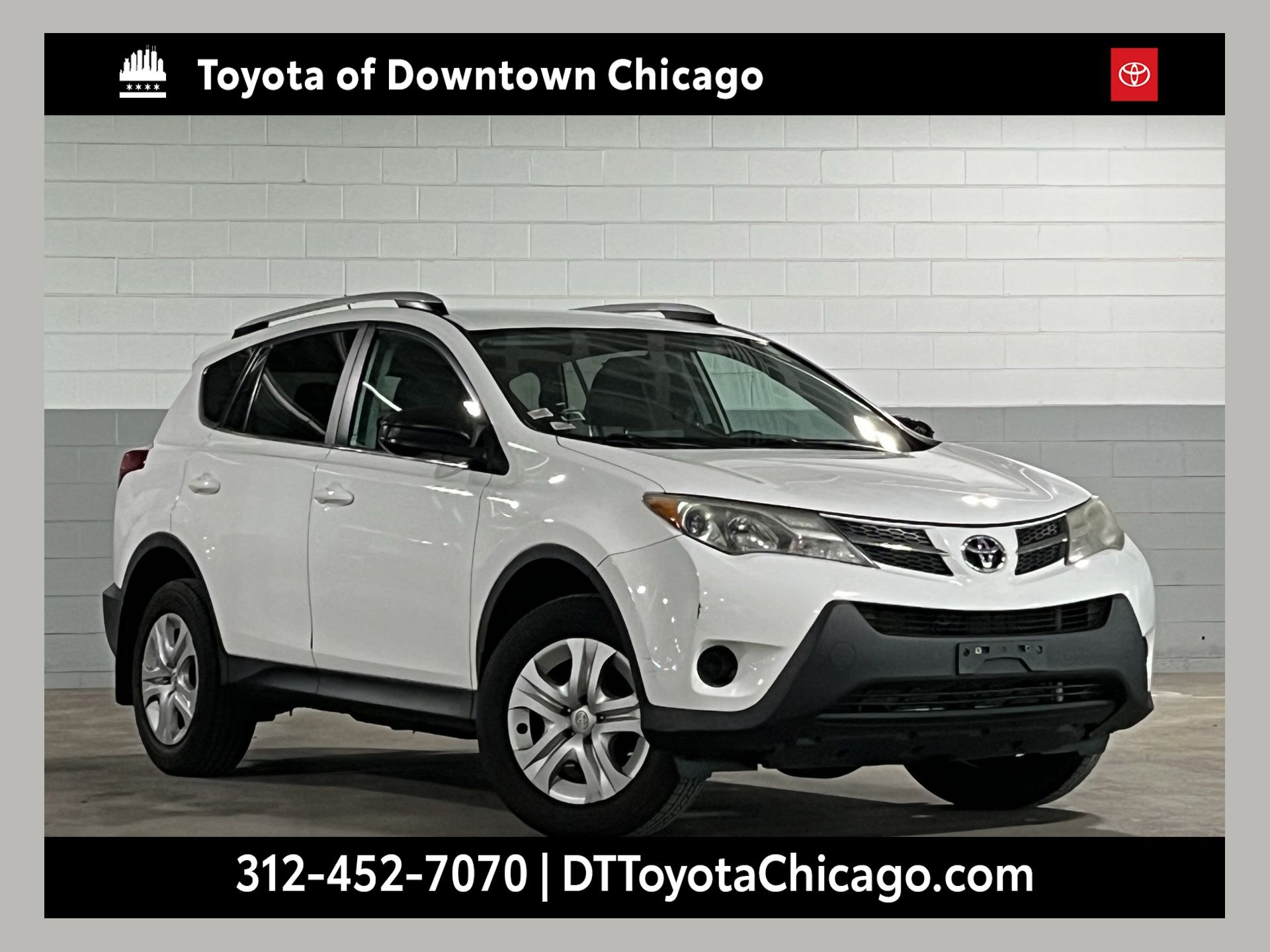 White (Blizzard Pearl) 2015 Toyota RAV4 LE AWD SUV / Crossover All-Wheel Drive 6-Speed Automatic