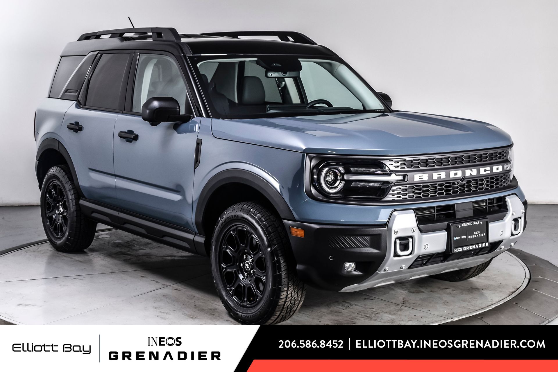 Blue (Azure Gray Metallic) 2025 Ford Bronco Sport Badlands AWD SUV / Crossover All-Wheel Drive 8-Speed Automatic