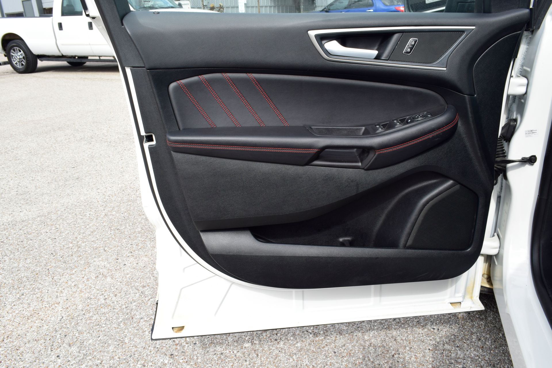 2024 Ford Edge ST Line White at Shottenkirk Kia Fort Bend
