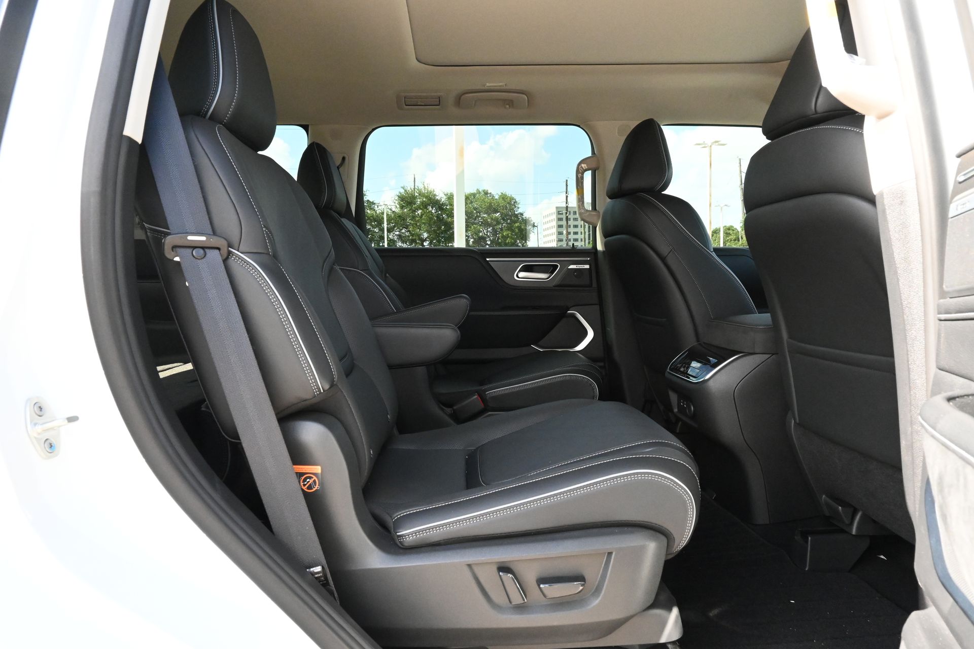 2026 INFINITI QX80 LUXE White at Genesis of Spring