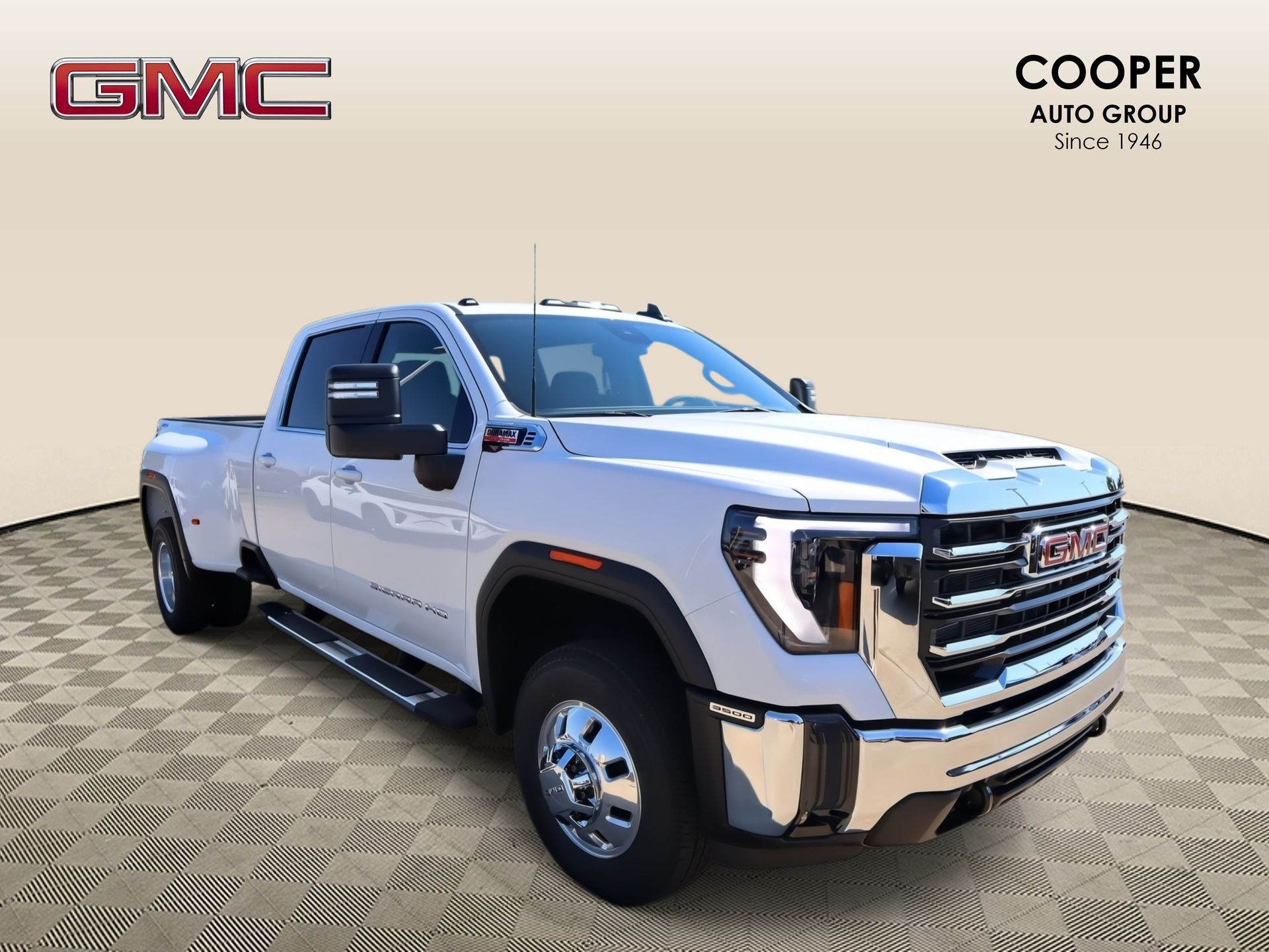 Summit White 2026 GMC Sierra 3500HD Pickup Truck Four-Wheel Drive Automatic