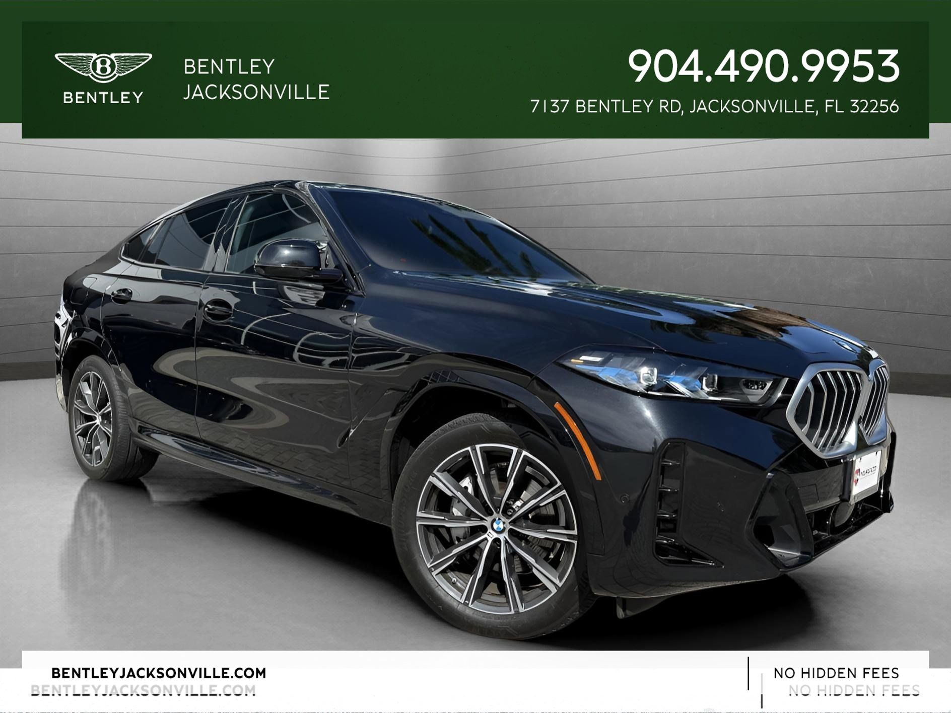 Black Sapphire Metallic 2024 BMW X6 SUV / Crossover All-Wheel Drive 8-Speed Automatic