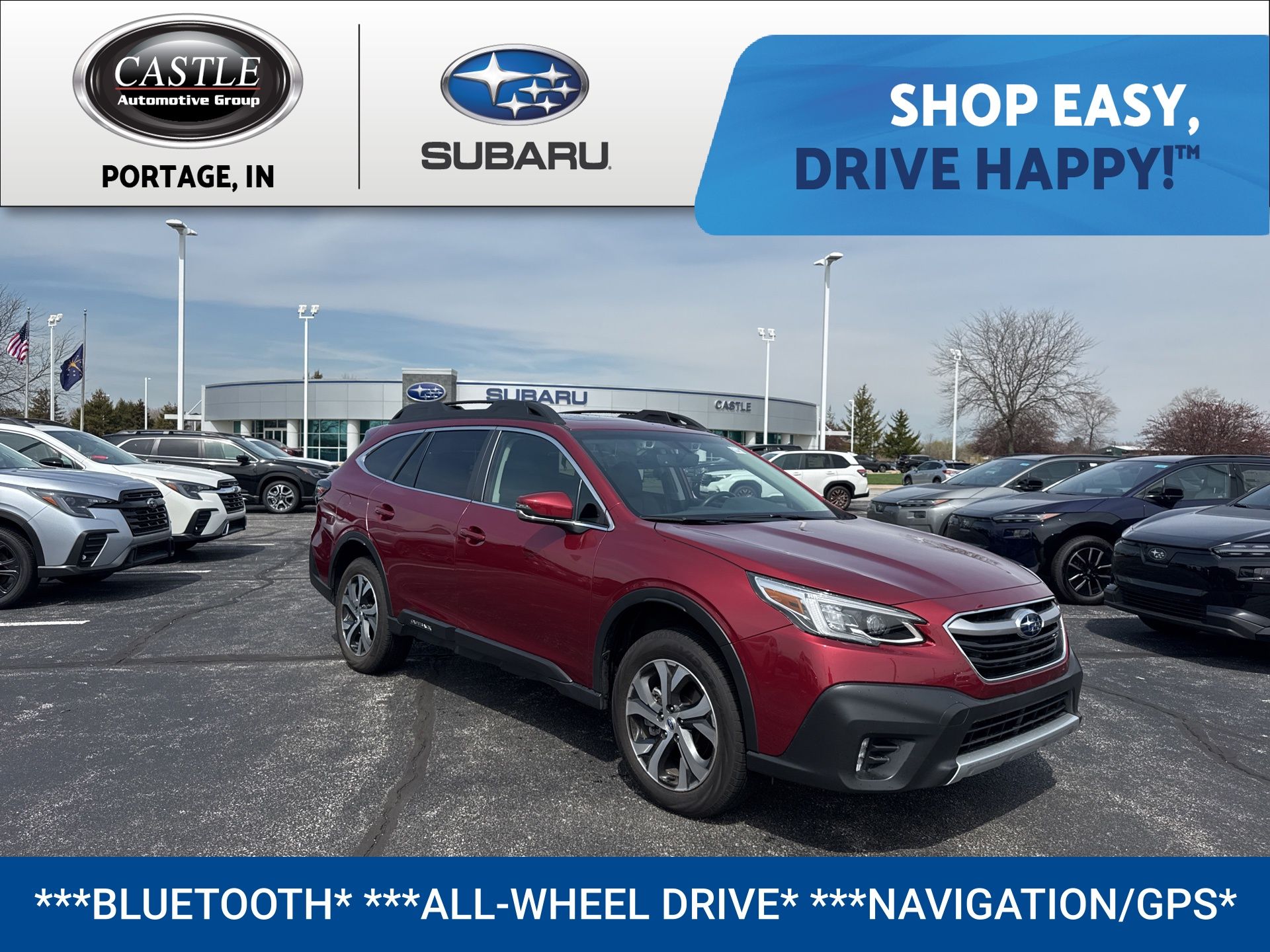 Crimson Red Pearl 2022 Subaru Outback Limited XT Crossover AWD SUV / Crossover All-Wheel Drive Continuously Variable Transmission