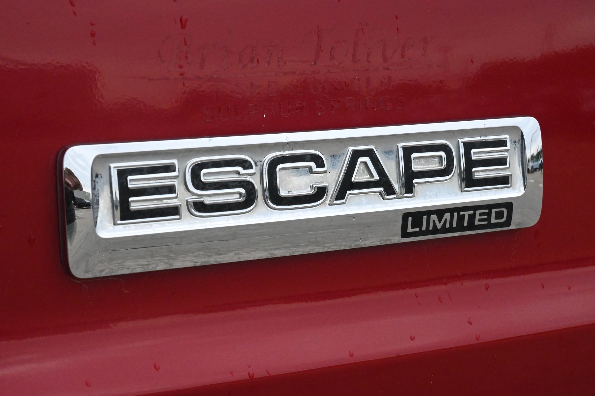 2010 Ford Escape Limited Red at Emmons Autoplex