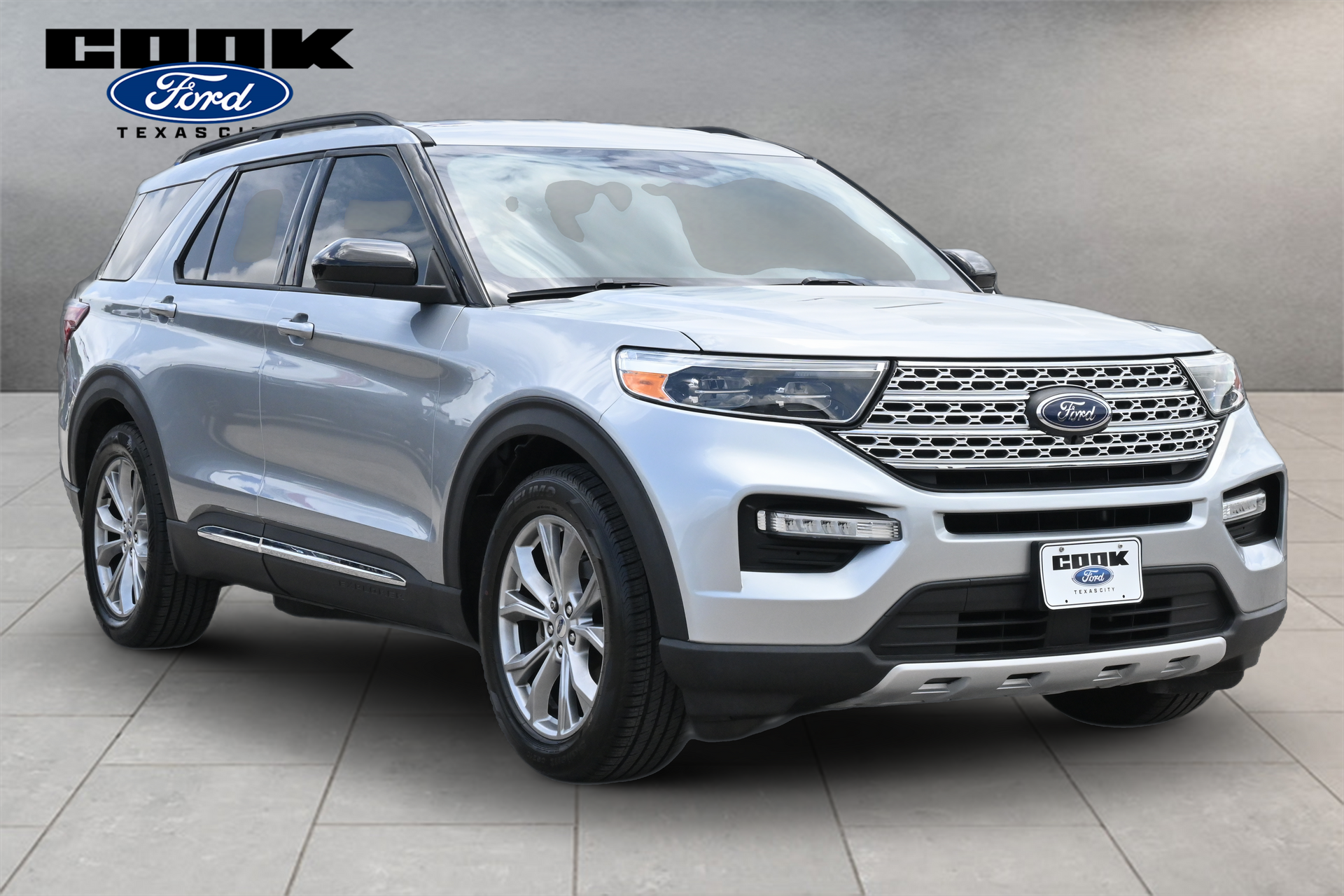 2020 Ford Explorer XLT Silver at Cook Ford
