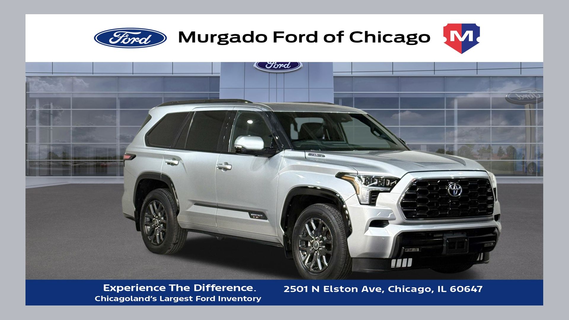 Celestial Silver Metallic 2023 Toyota Sequoia Platinum 4WD SUV / Crossover Four-Wheel Drive Automatic