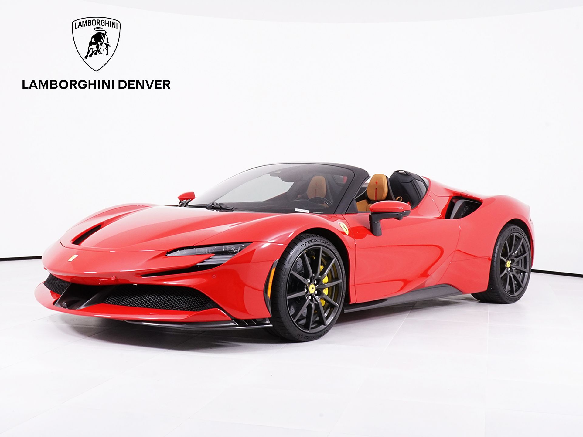 Rosso Corsa 2024 Ferrari SF90 Convertible All-Wheel Drive 8-Speed Manual