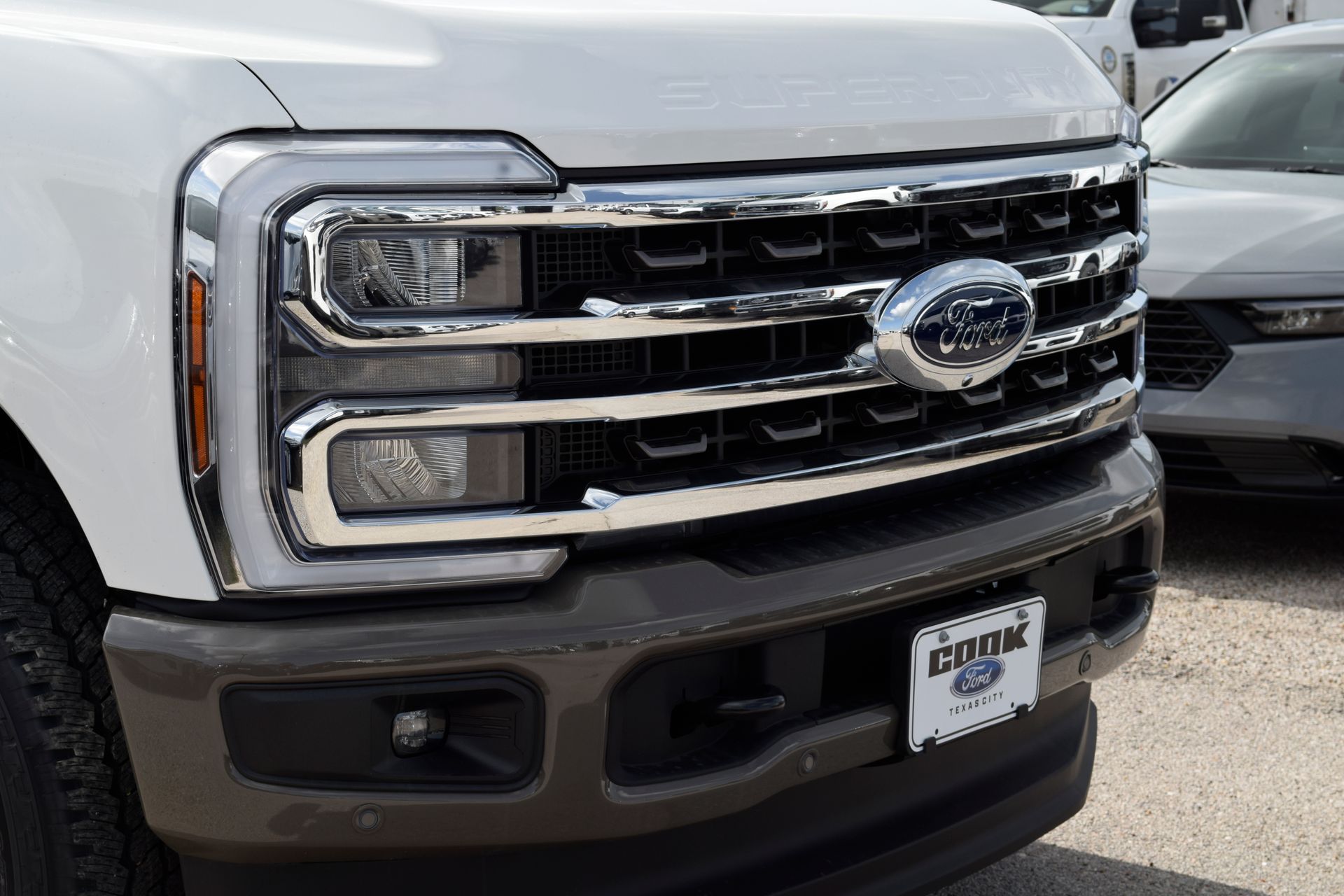 2026 Ford F-250SD King Ranch White at DeMontrond Gulf Freeway