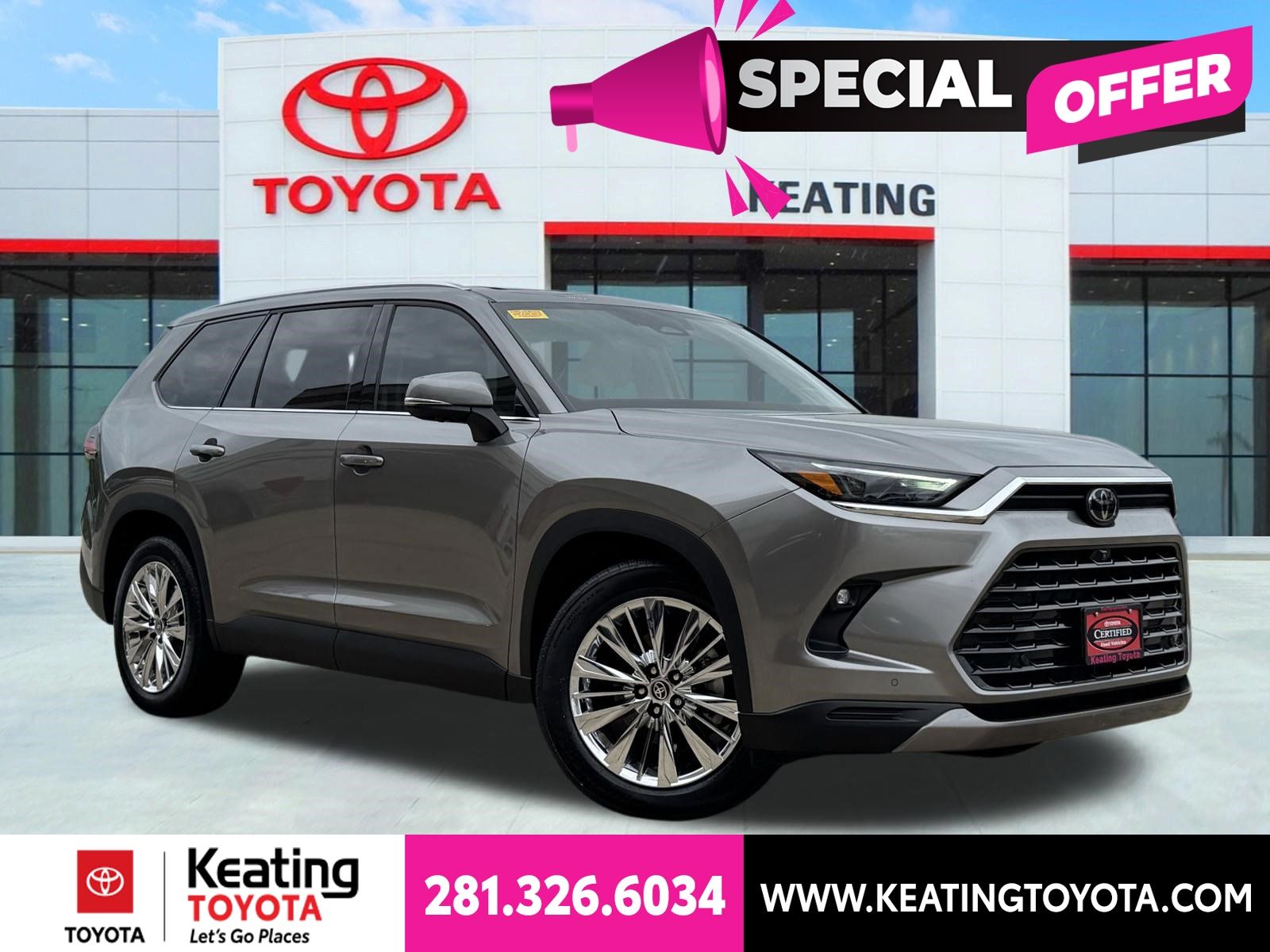 Heavy Metal 2026 Toyota Grand Highlander Platinum AWD SUV / Crossover All-Wheel Drive 8-Speed Automatic
