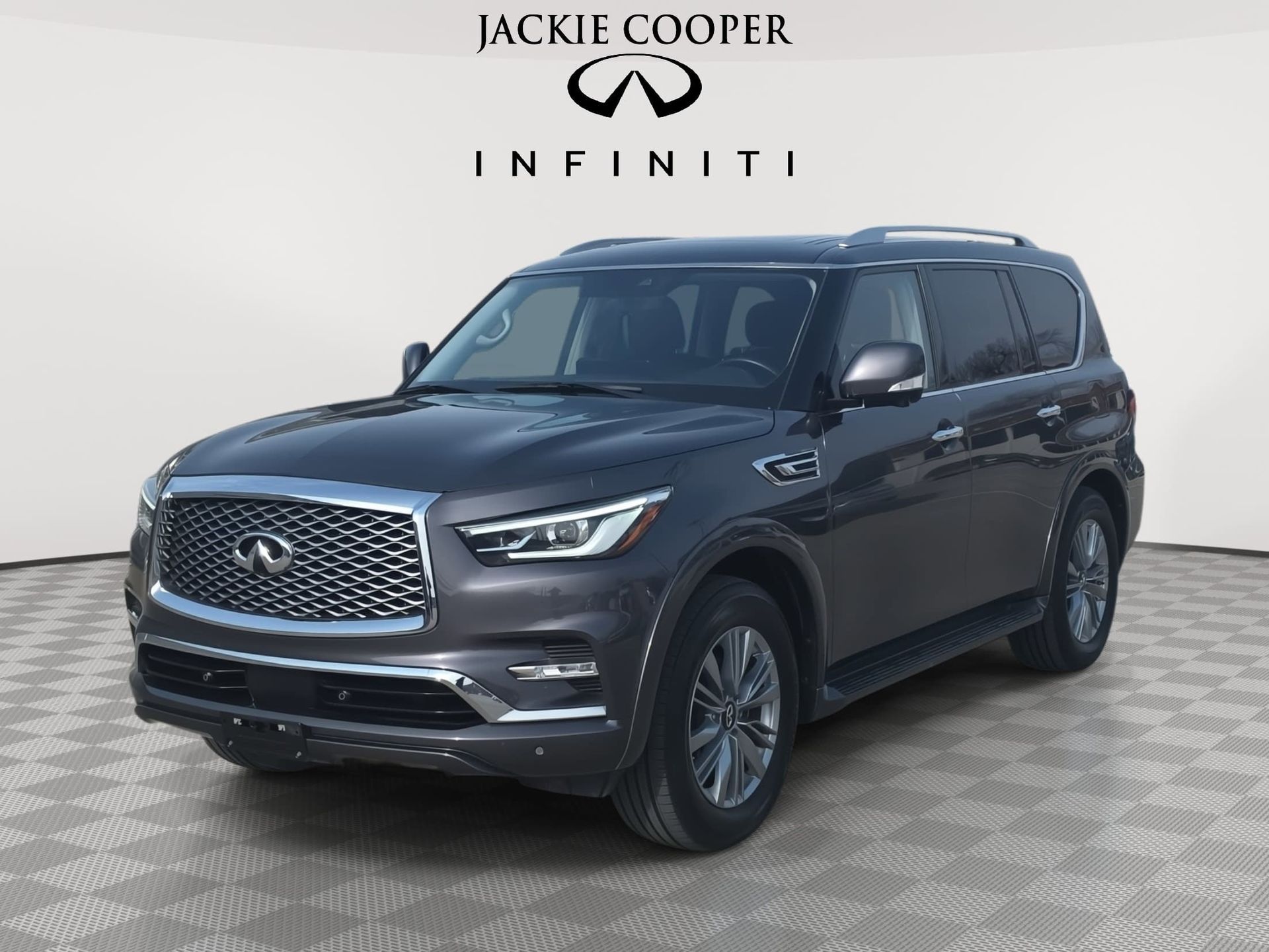 Anthracite Gray 2024 INFINITI QX80 Luxe 4WD SUV / Crossover All-Wheel Drive 7-Speed Automatic