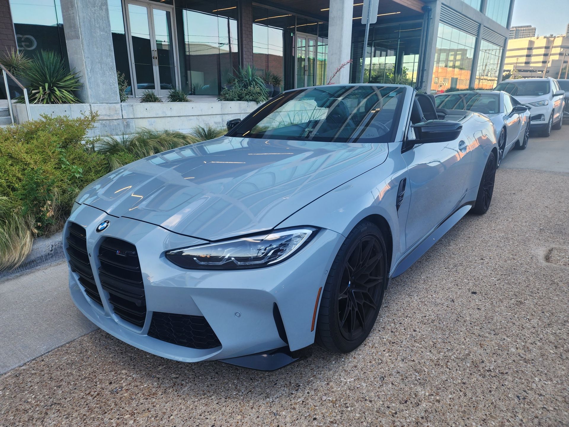 Gray Metallic 2022 BMW M4 Convertible All-Wheel Drive 8-Speed Automatic