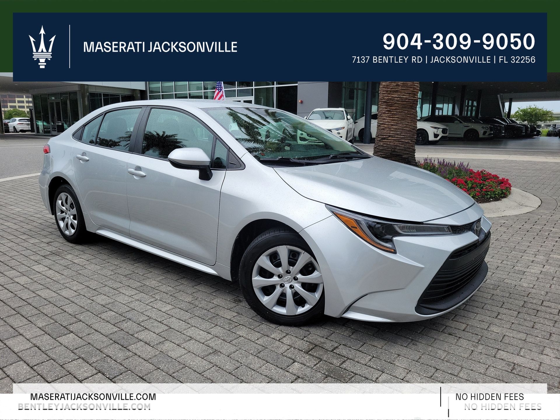 Classic Silver Metallic 2024 Toyota Corolla Sedan Front-Wheel Drive Continuously Variable Transmission