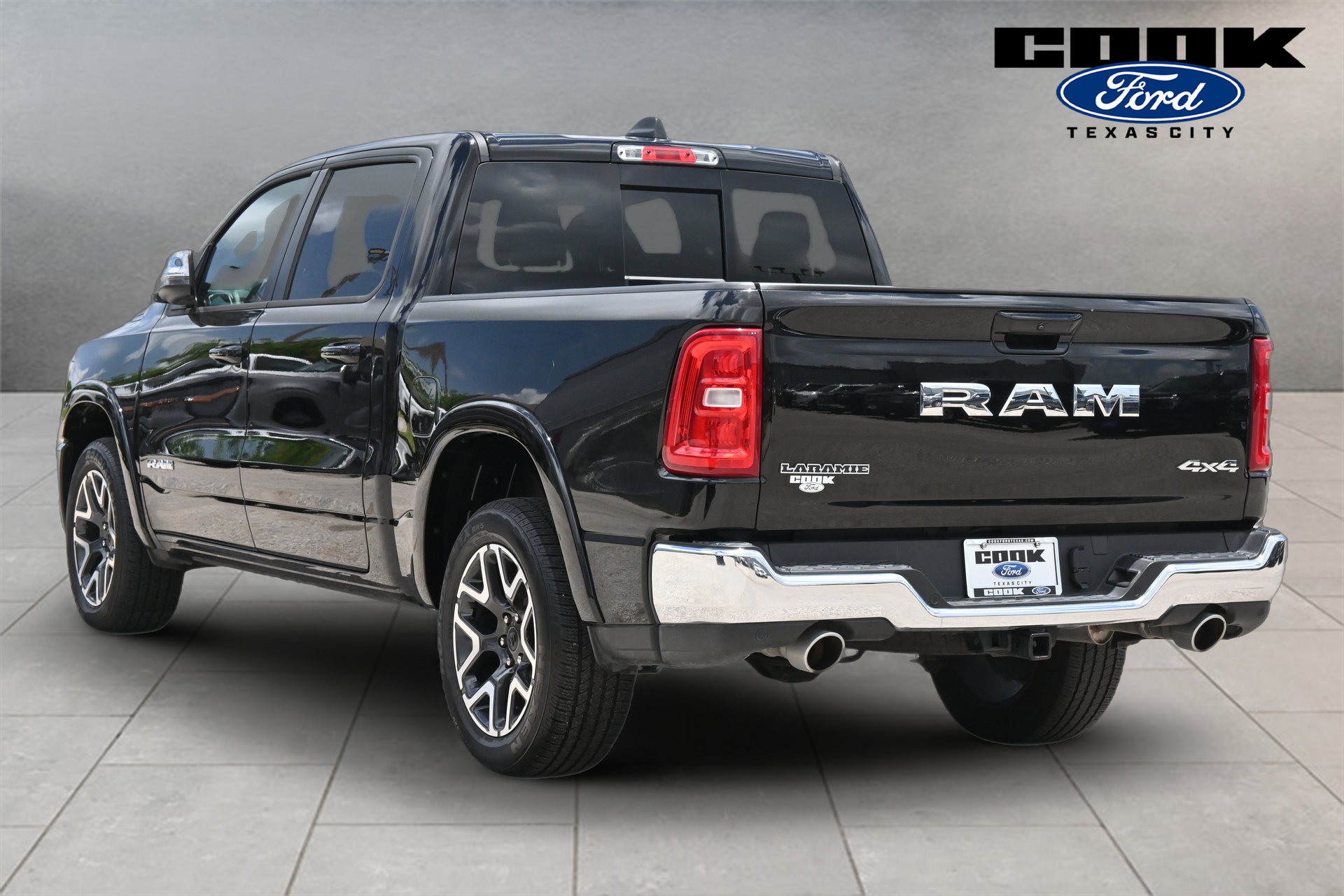 2026 Ram 1500 Laramie Black at Texan Dodge Chrysler Jeep Ram