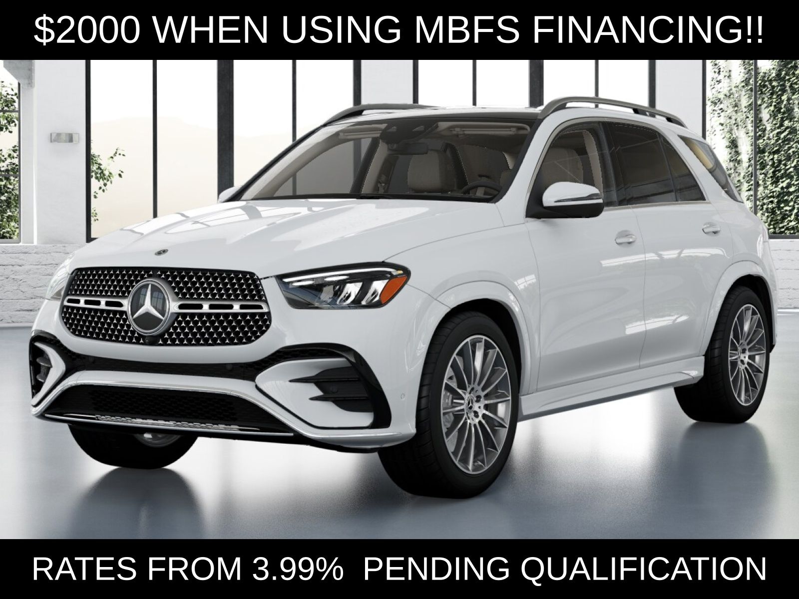 Polar White 2026 Mercedes-Benz GLE 450 4MATIC SUV / Crossover All-Wheel Drive 9-Speed Automatic