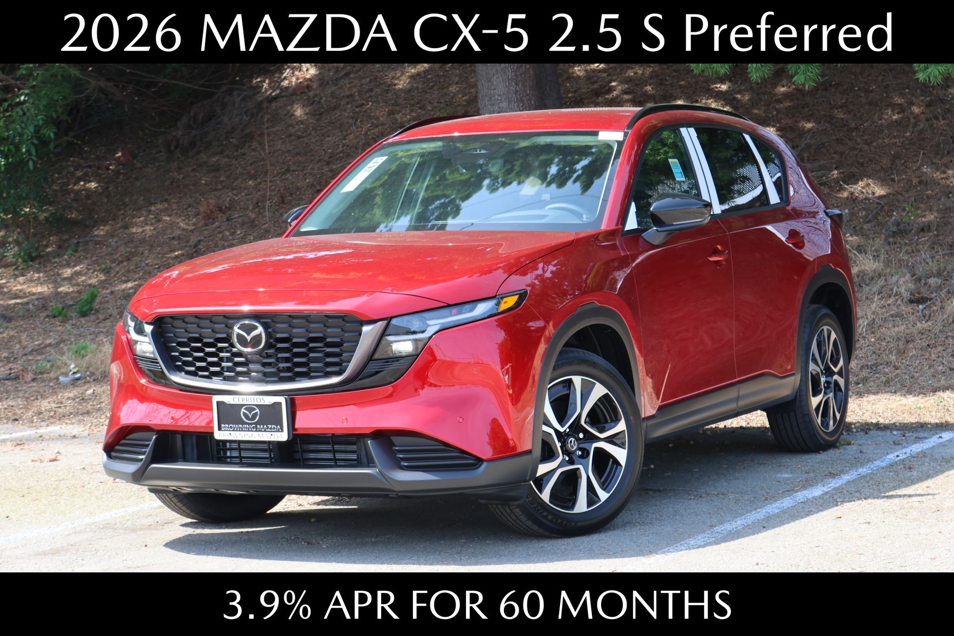 Soul Red Crystal Metallic 2026 Mazda CX-5 2.5 S Preferred AWD SUV / Crossover All-Wheel Drive 6-Speed Automatic