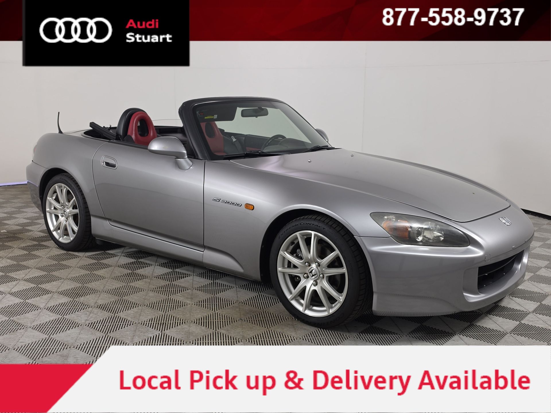 Silverstone Metallic 2005 Honda S2000 Convertible Rear-Wheel Drive 6-Speed Manual Overdrive