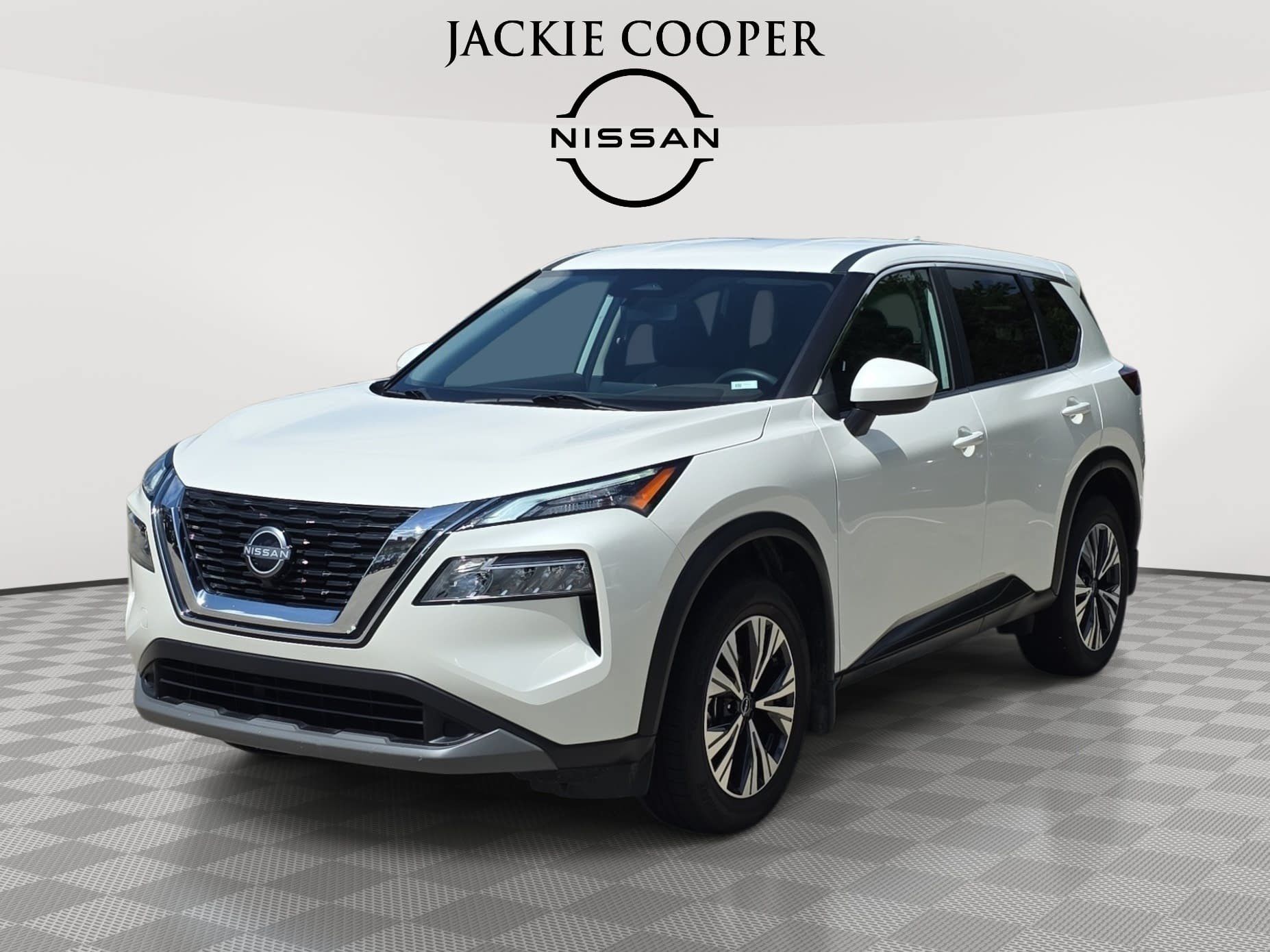 Pearl White Tricoat 2023 Nissan Rogue SUV / Crossover Front-Wheel Drive Continuously Variable Transmission