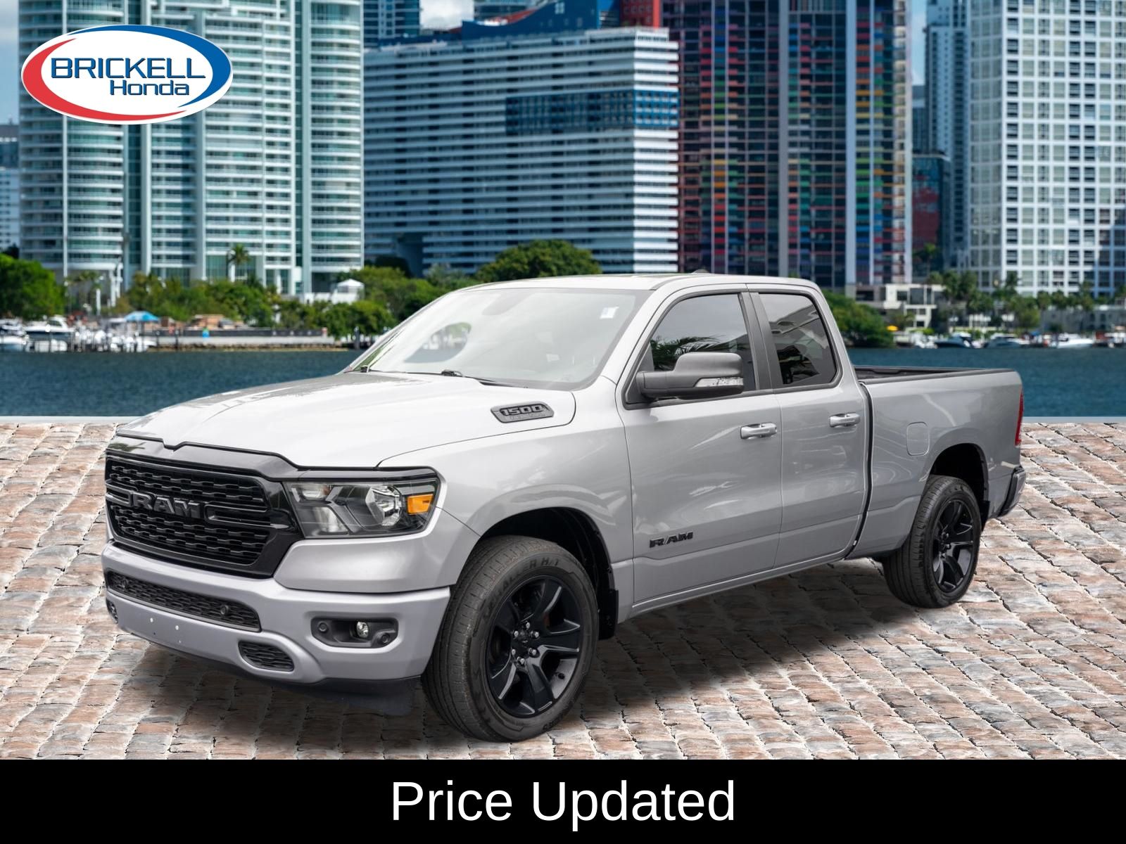 Billet Silver Metallic Clearcoat 2022 RAM 1500 Pickup Truck 4X2 8-Speed Automatic