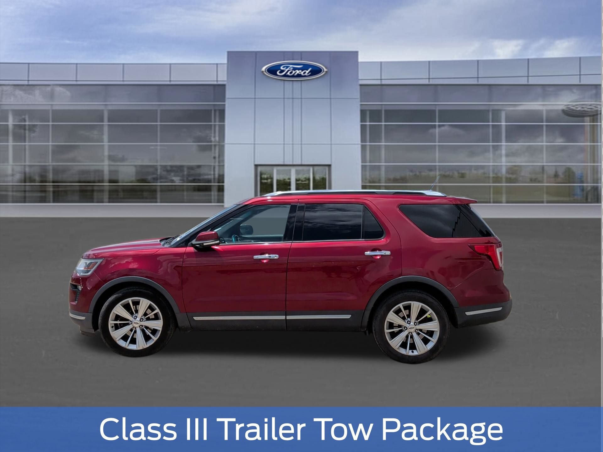 2019 Ford Explorer Limited Red at Legacy Ford