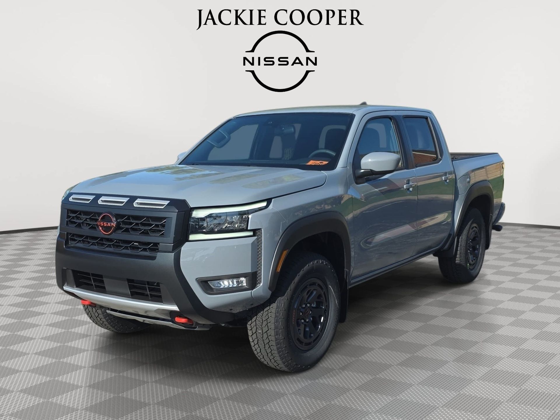 Boulder Gray Pearl 2026 Nissan Frontier Pickup Truck Four-Wheel Drive 9-Speed Automatic Overdrive