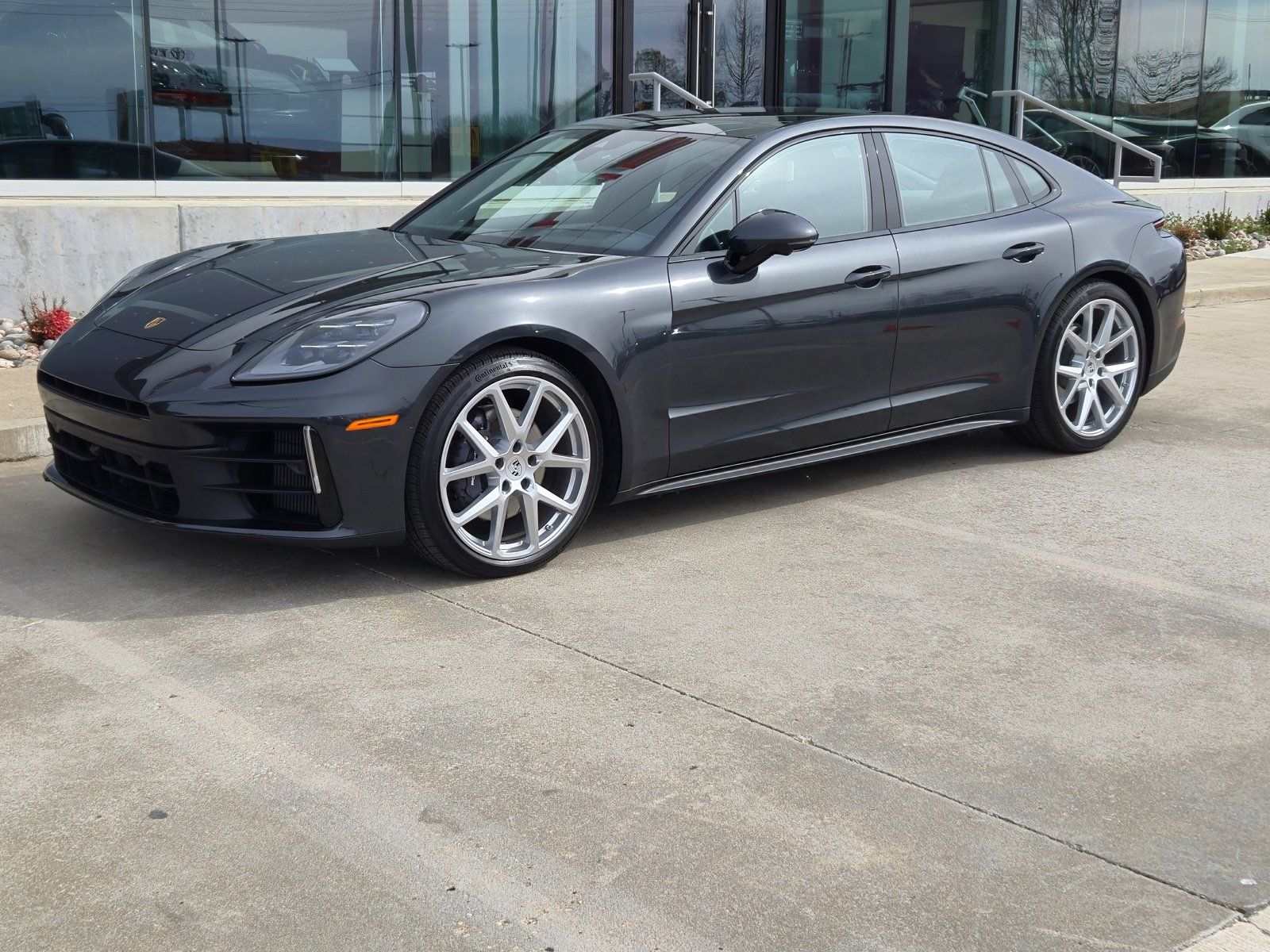 Gray 2024 Porsche Panamera 4 AWD Sedan All-Wheel Drive Automatic