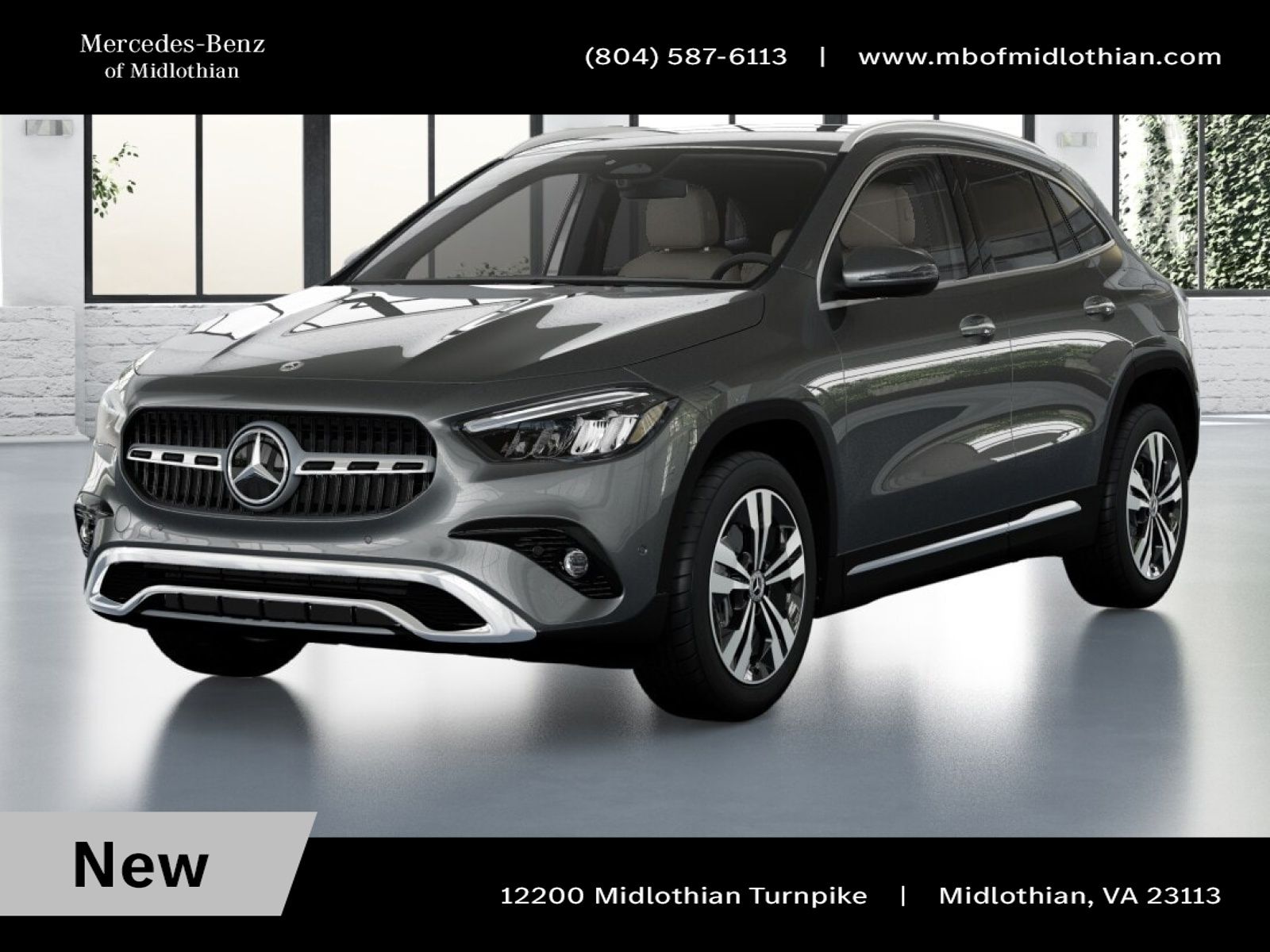 Mountain Gray Metallic 2026 Mercedes-Benz GLA SUV / Crossover All-Wheel Drive 8-Speed Dual Clutch