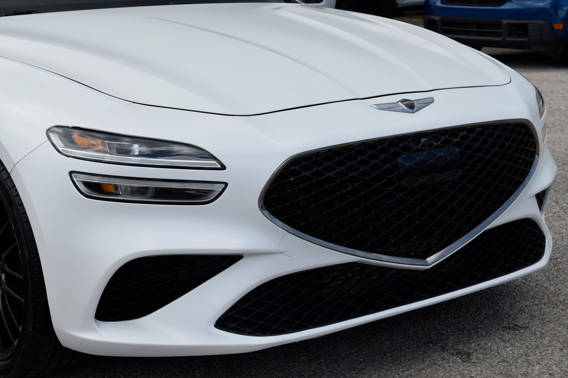 2022 Genesis G70 3.3T Launch Edition White at Central Houston Nissan