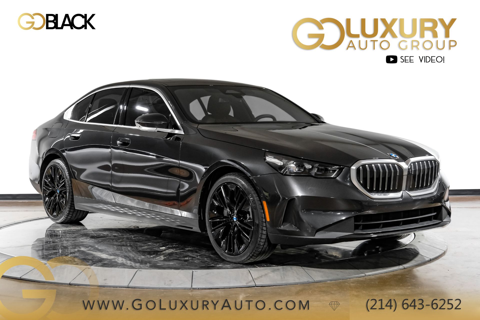 Gray (Dark Graphite) 2025 BMW 5 Series Sedan Rear-Wheel Drive 8-Speed Automatic