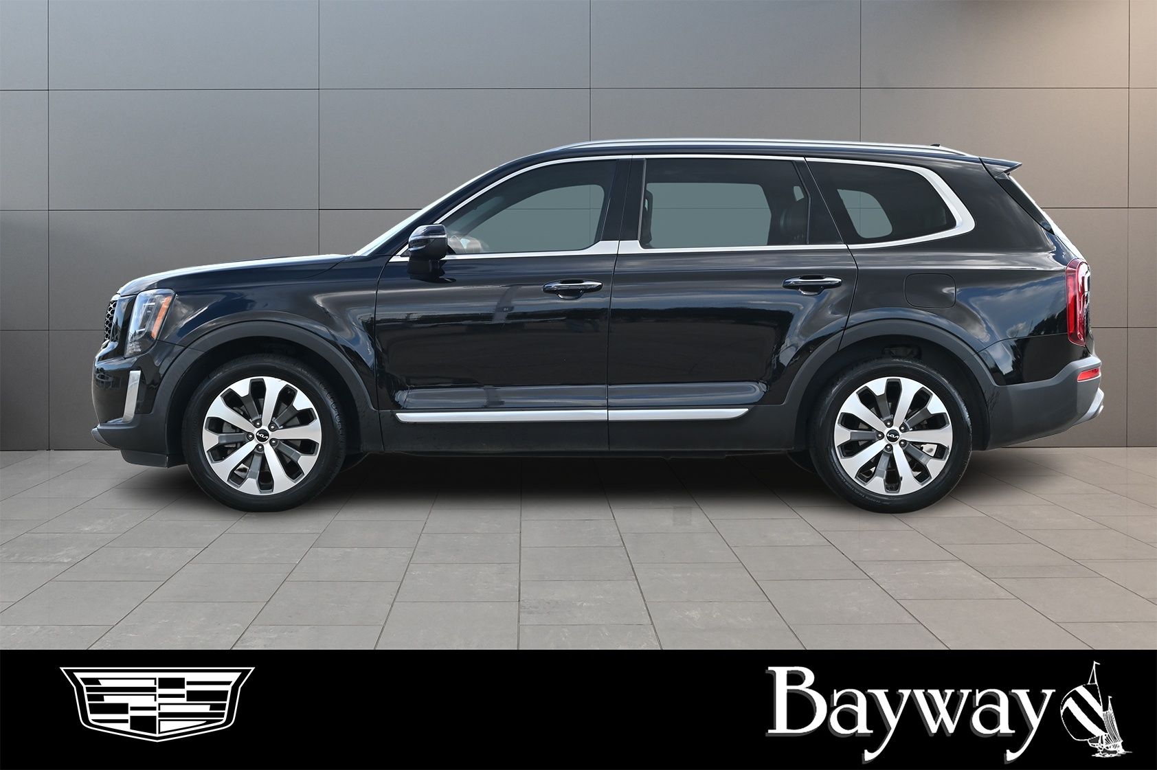 2022 Kia Telluride S Black at DeMontrond Auto Country