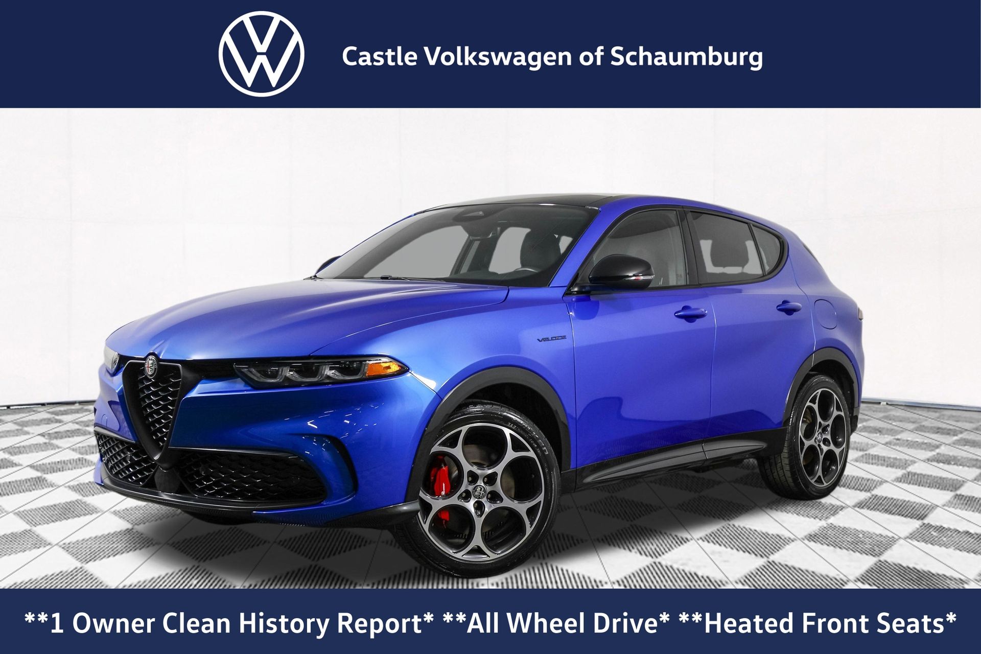 Misano Blue Metallic 2024 Alfa Romeo Tonale 6-Speed Automatic