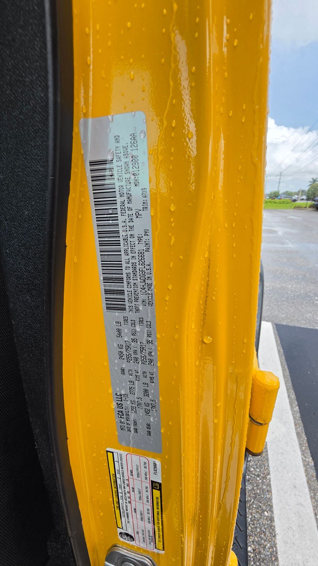 Used 2015 Baja Yellow Clearcoat Jeep Unlimited Sport image 13